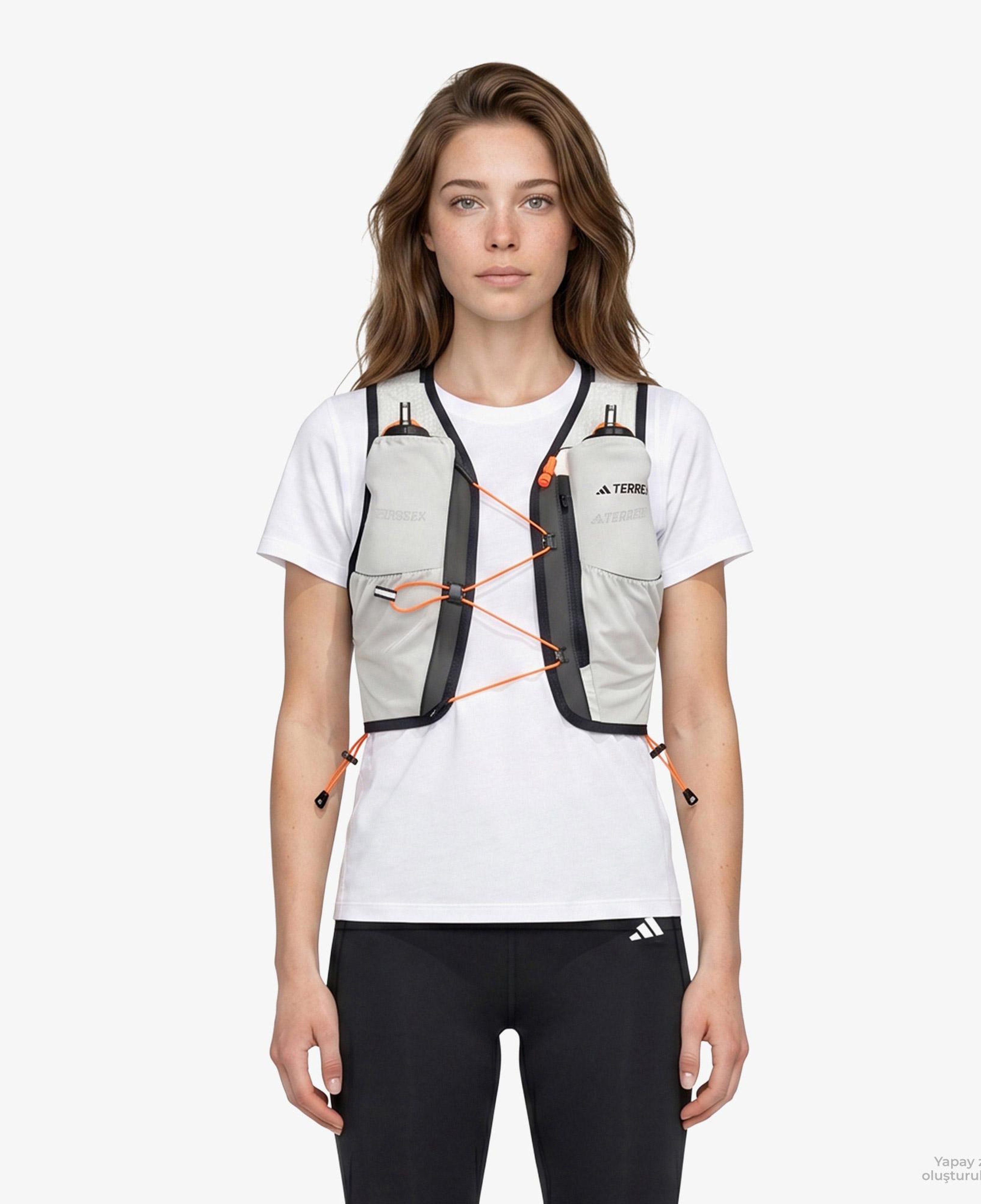 adidas Terrex Trail Techrock 5 L Unisex Gri Yelek