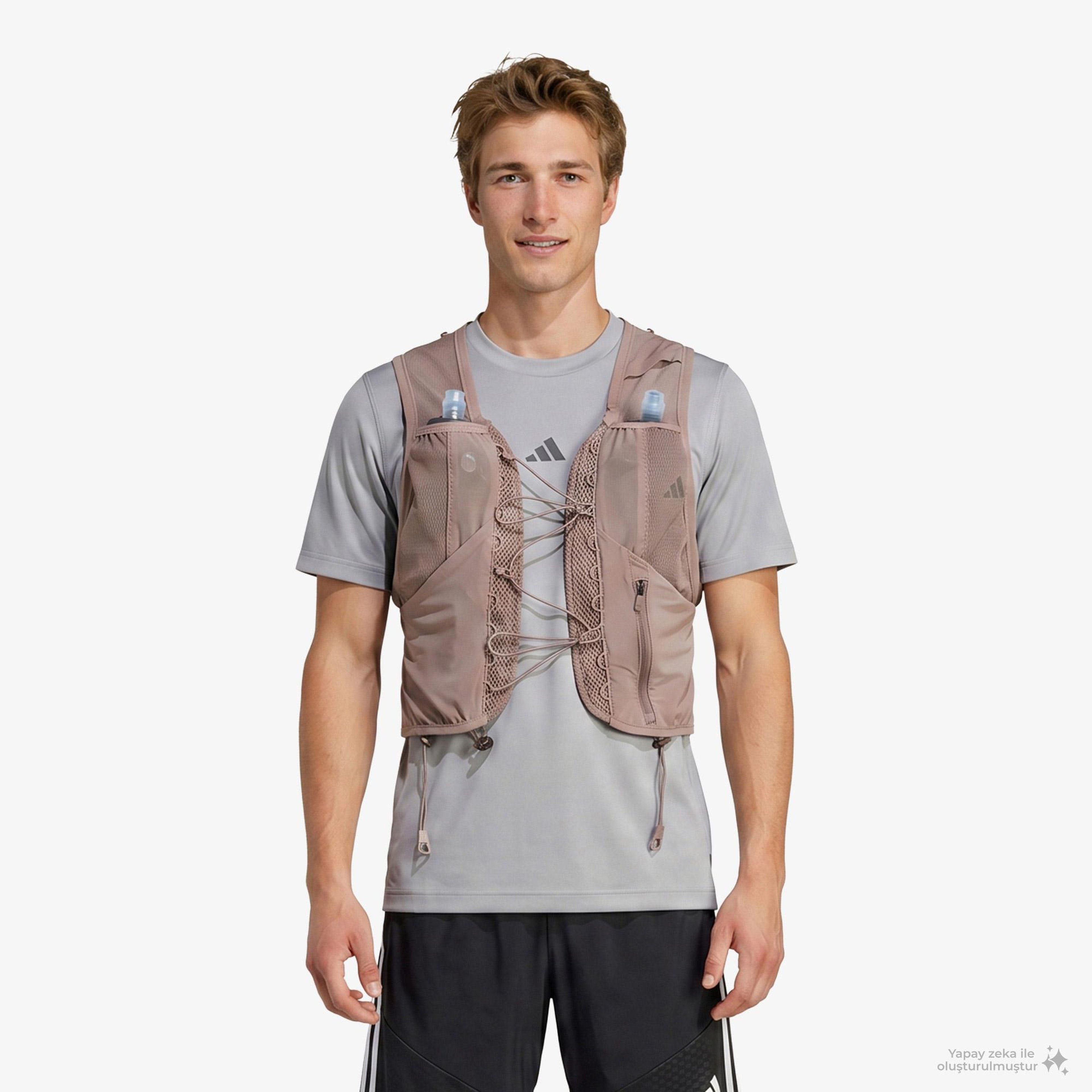 adidas Terrex Xperior 5L Unisex Kahverengi Koşu Yeleği