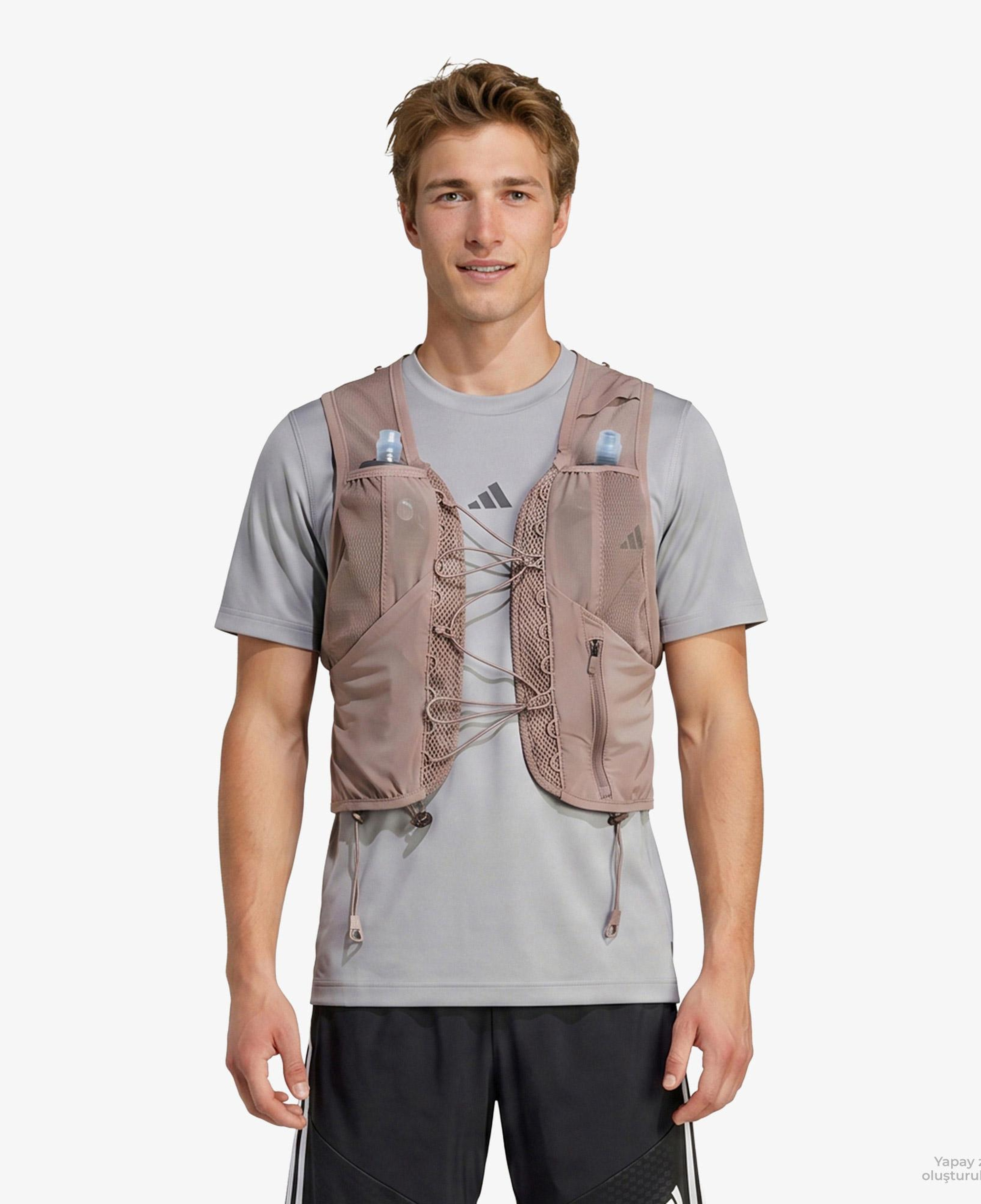 adidas Terrex Xperior 5L Unisex Kahverengi Koşu Yeleği