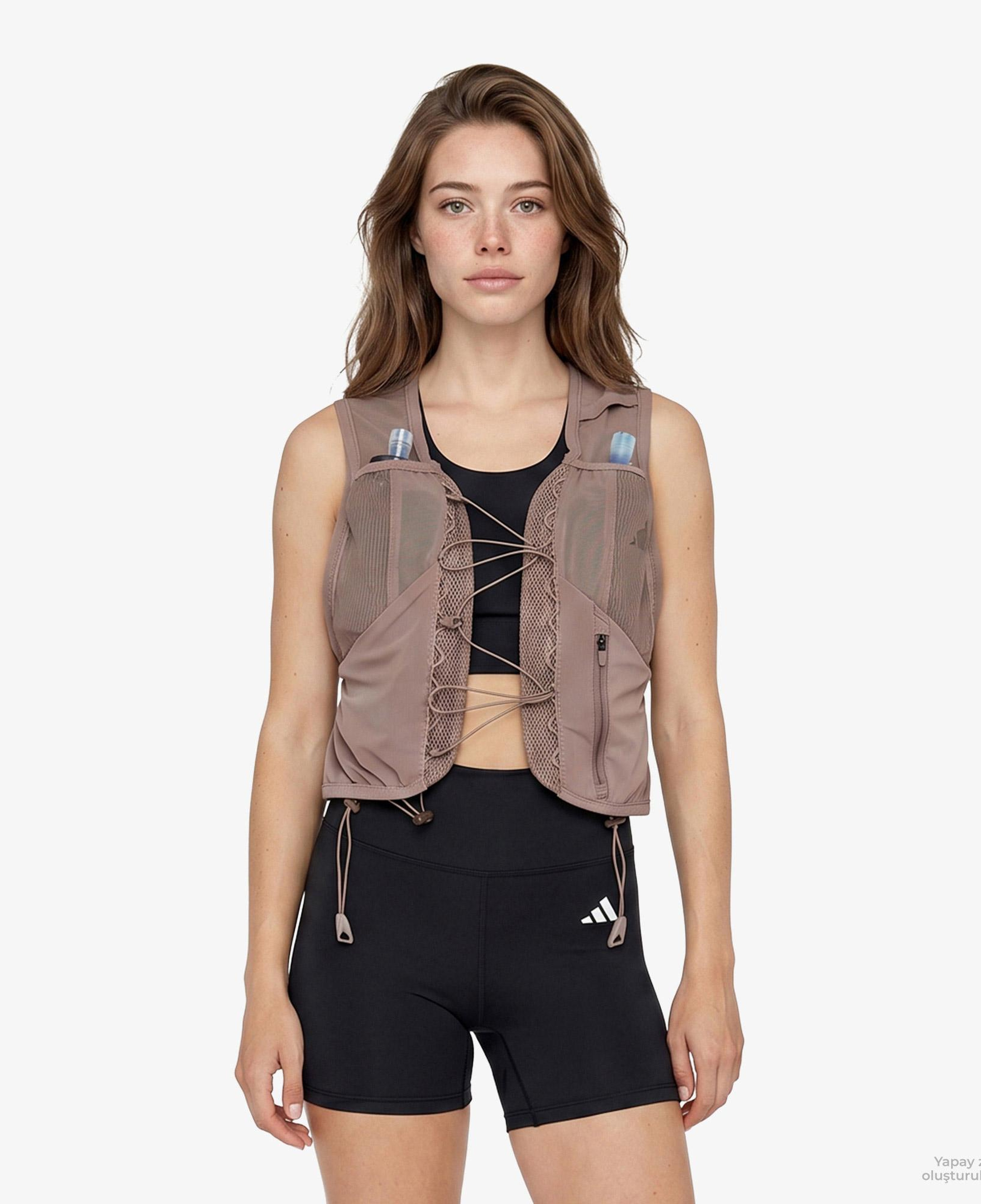adidas Terrex Xperior 5L Unisex Kahverengi Koşu Yeleği