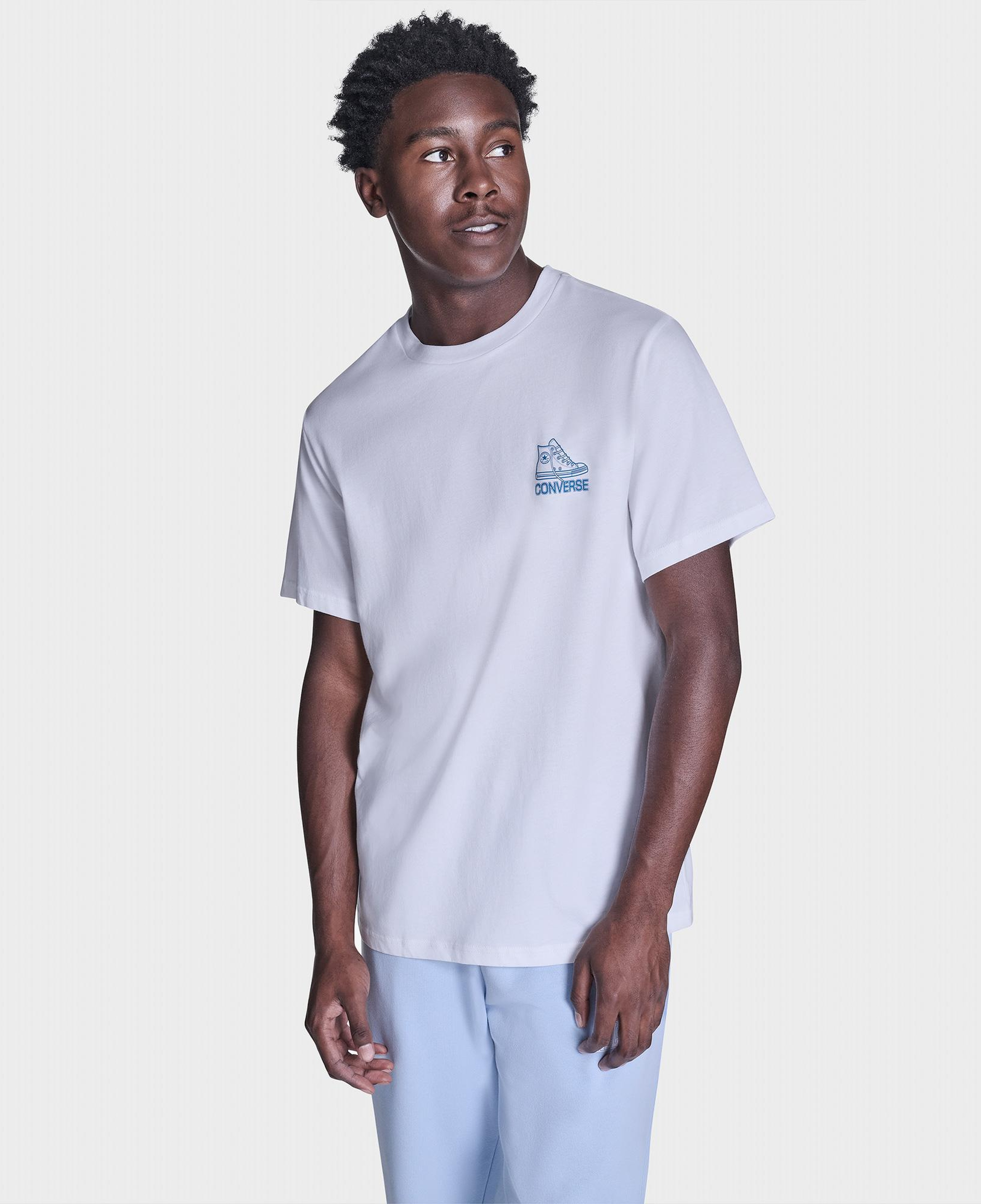 Converse Erkek Beyaz T-Shirt