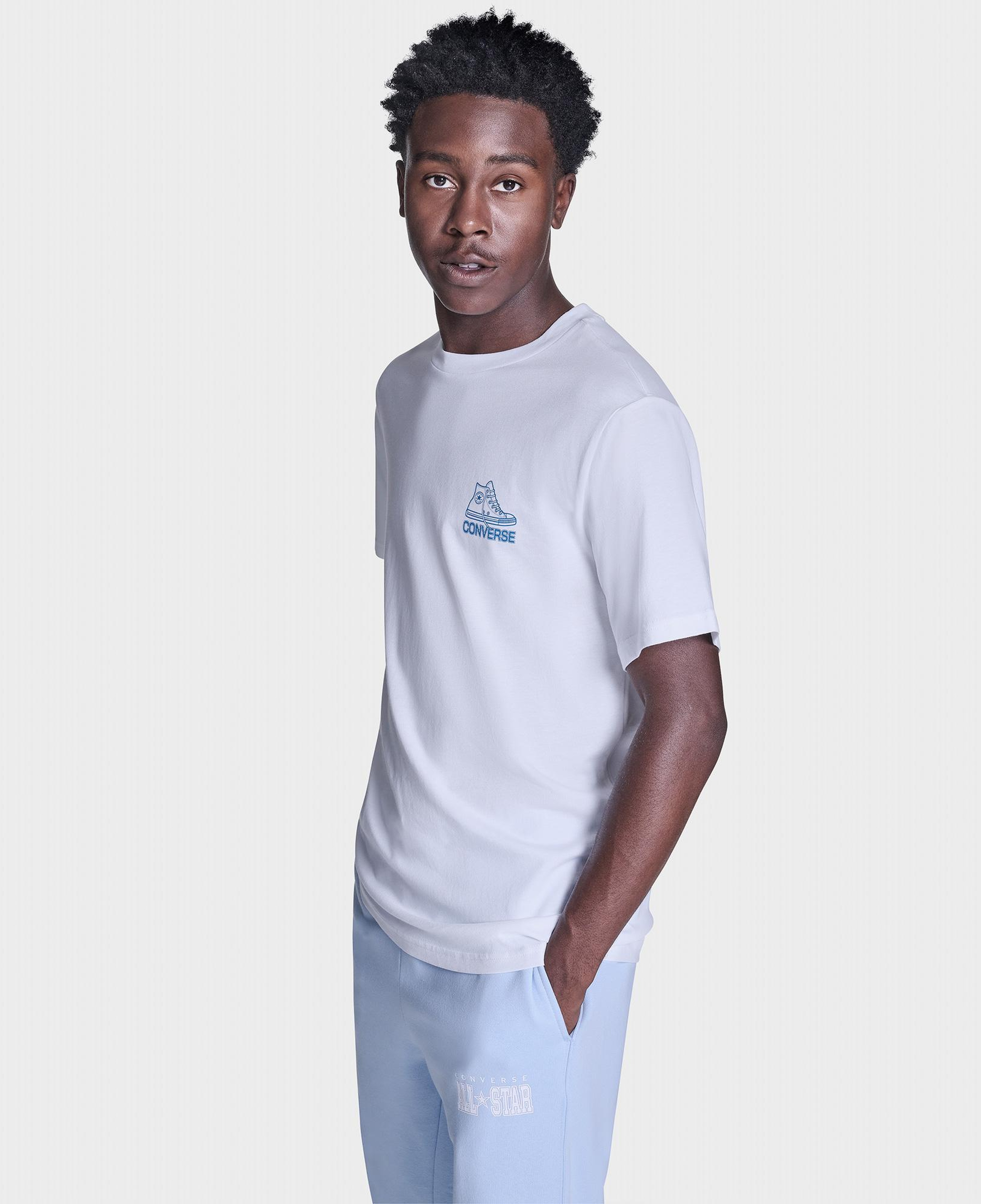 Converse Erkek Beyaz T-Shirt
