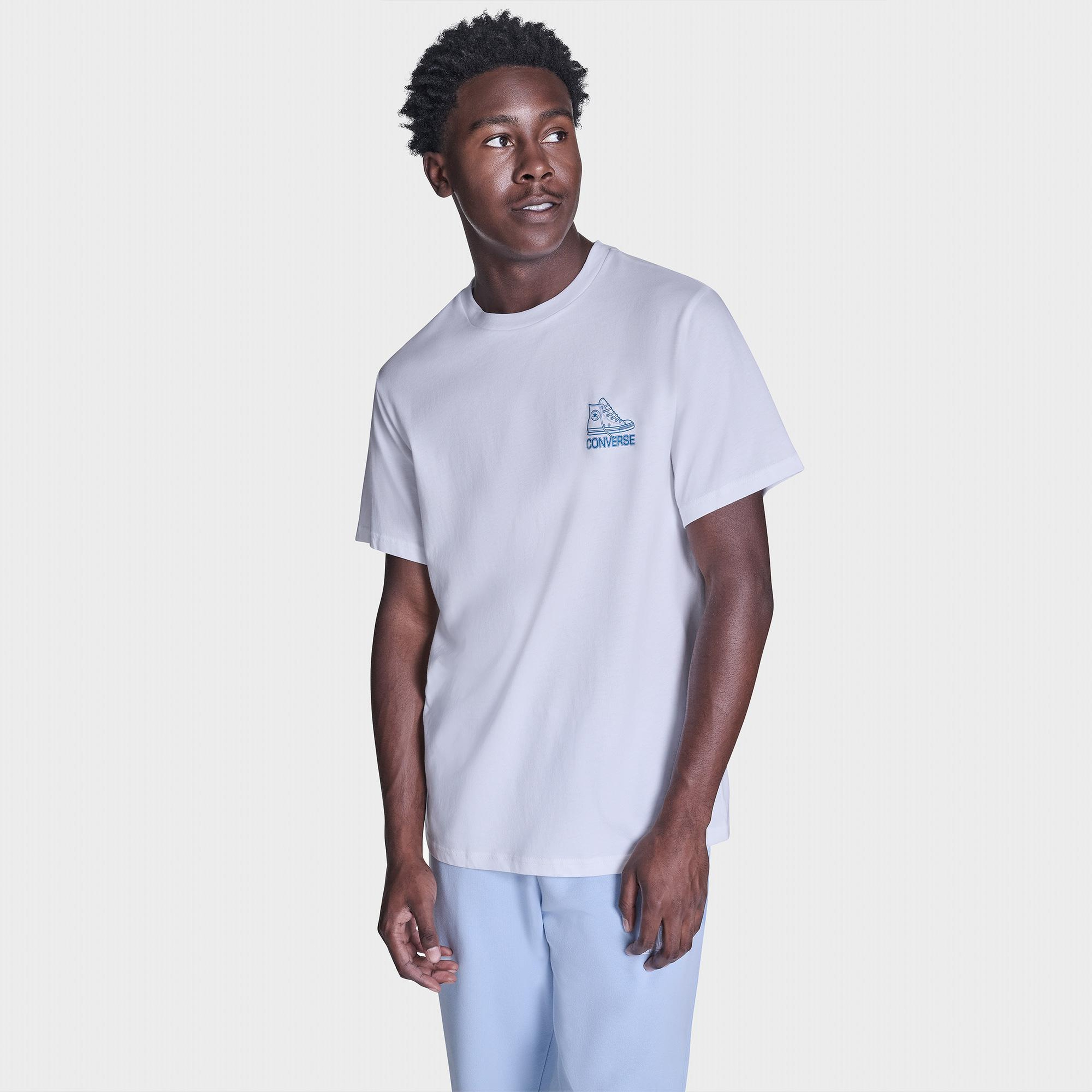 Converse Erkek Beyaz T-Shirt