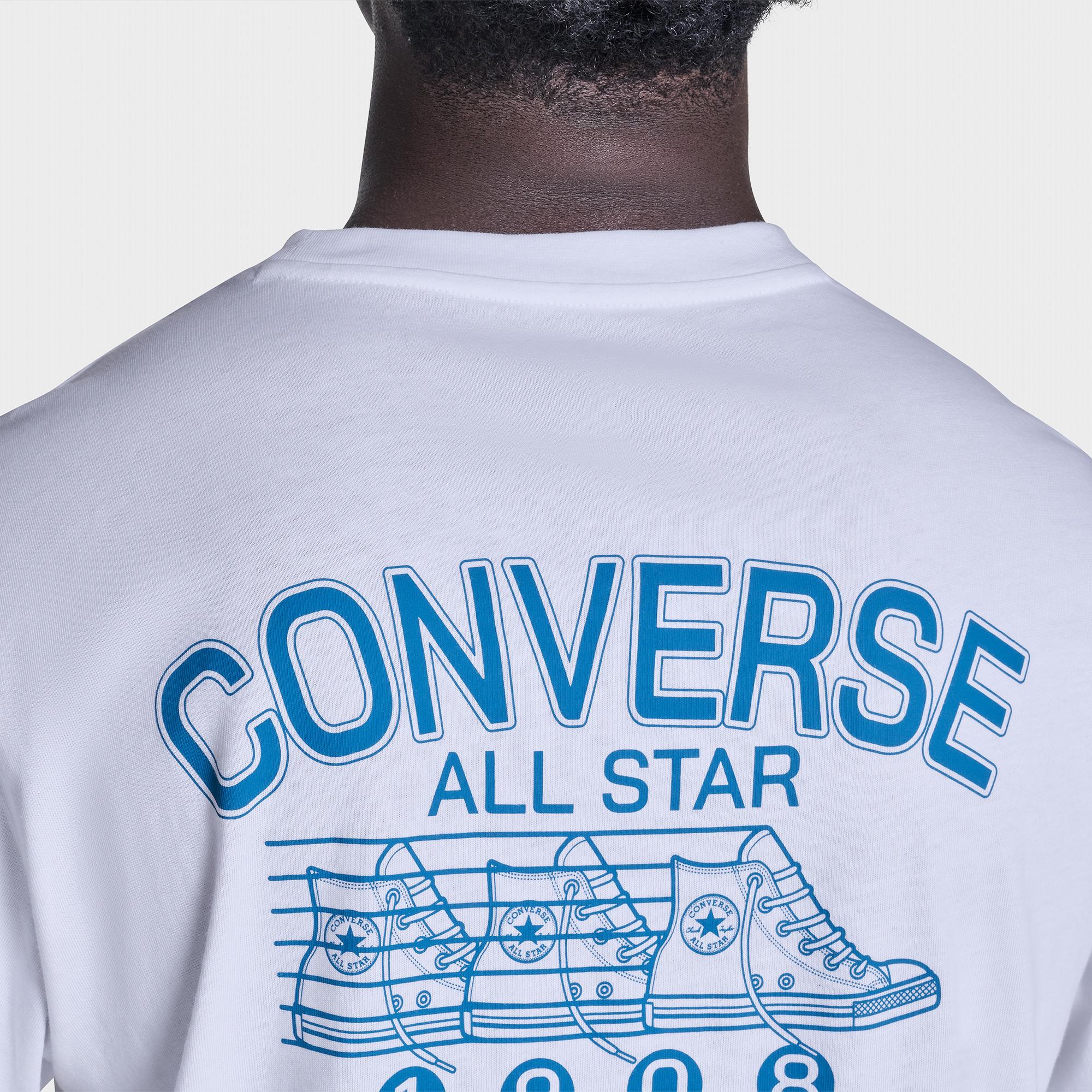 Converse Erkek Beyaz T-Shirt