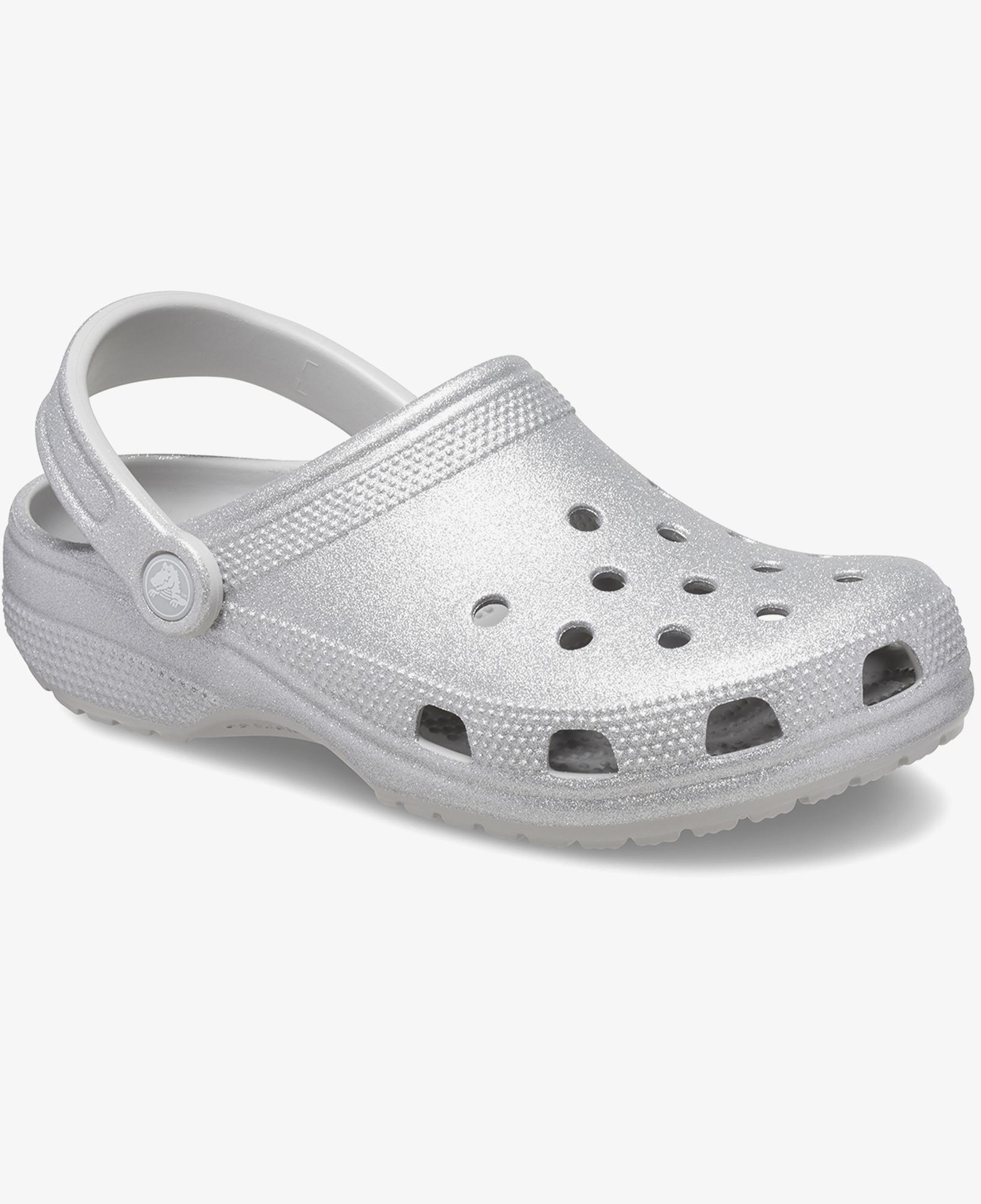 Crocs Classic Glitter Kadın Gri Terlik