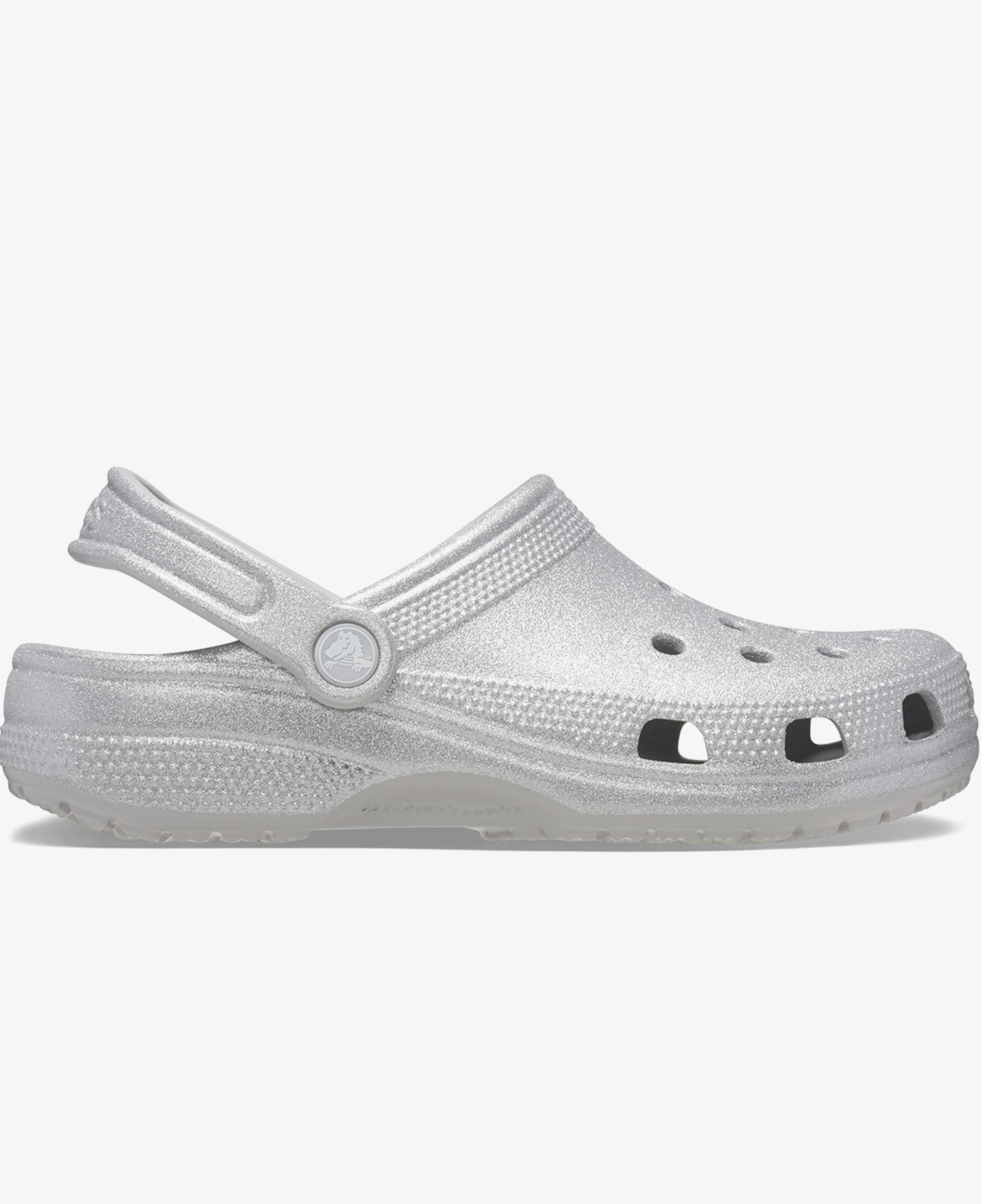 Crocs Classic Glitter Kadın Gri Terlik