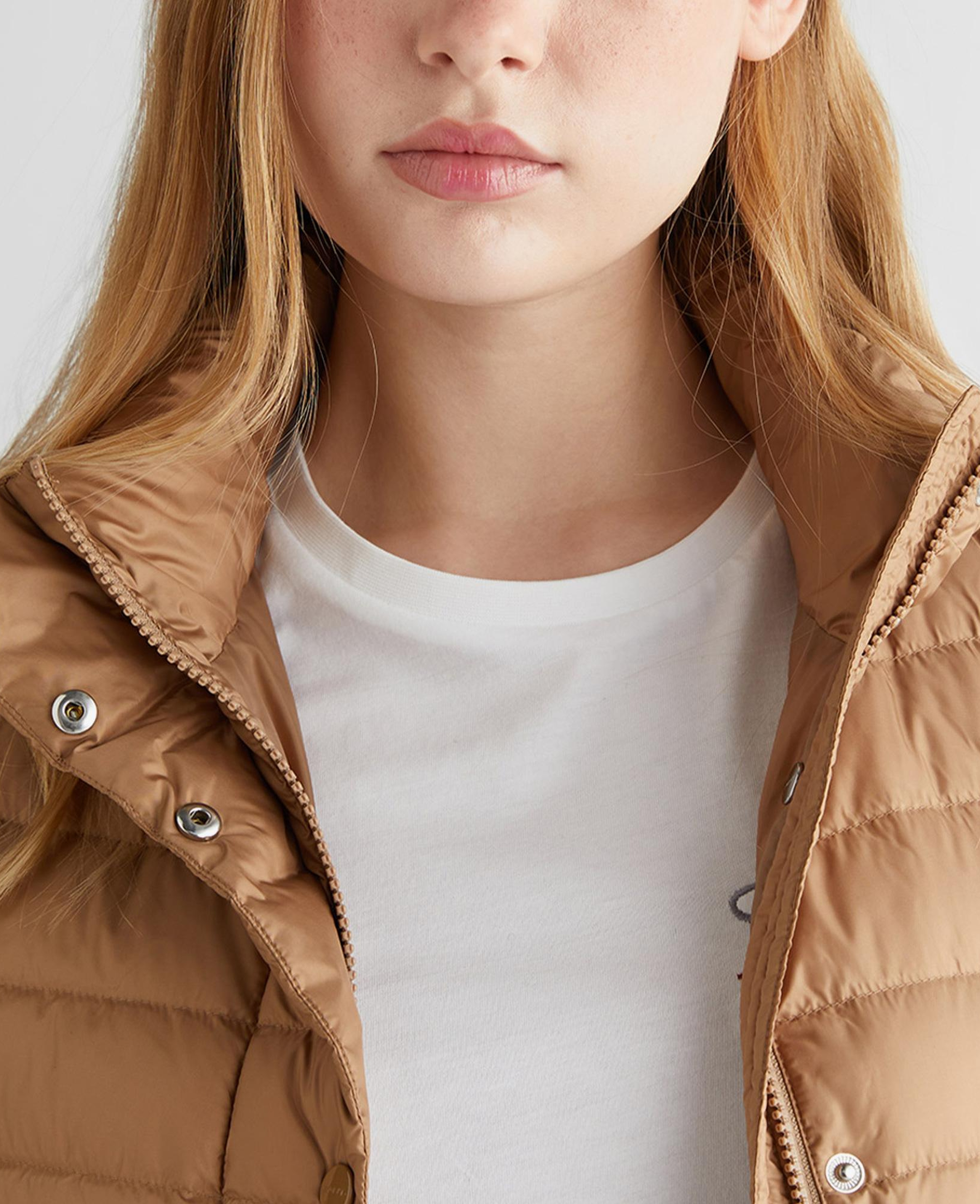 GANT Kadın Bej Regular Fit Fermuarlı Mont