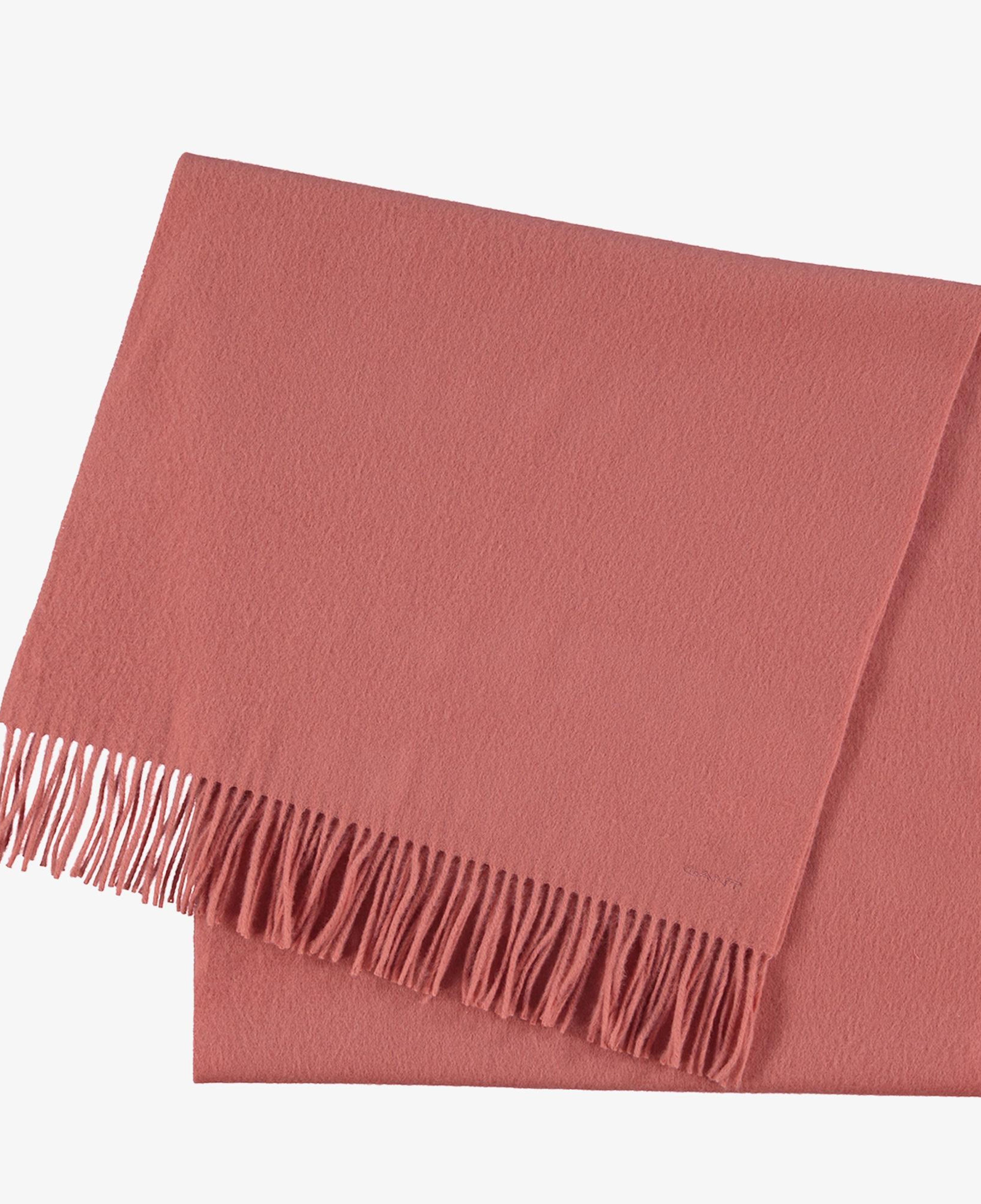 GANT Unisex Pembe Yün Dokuma Atkı