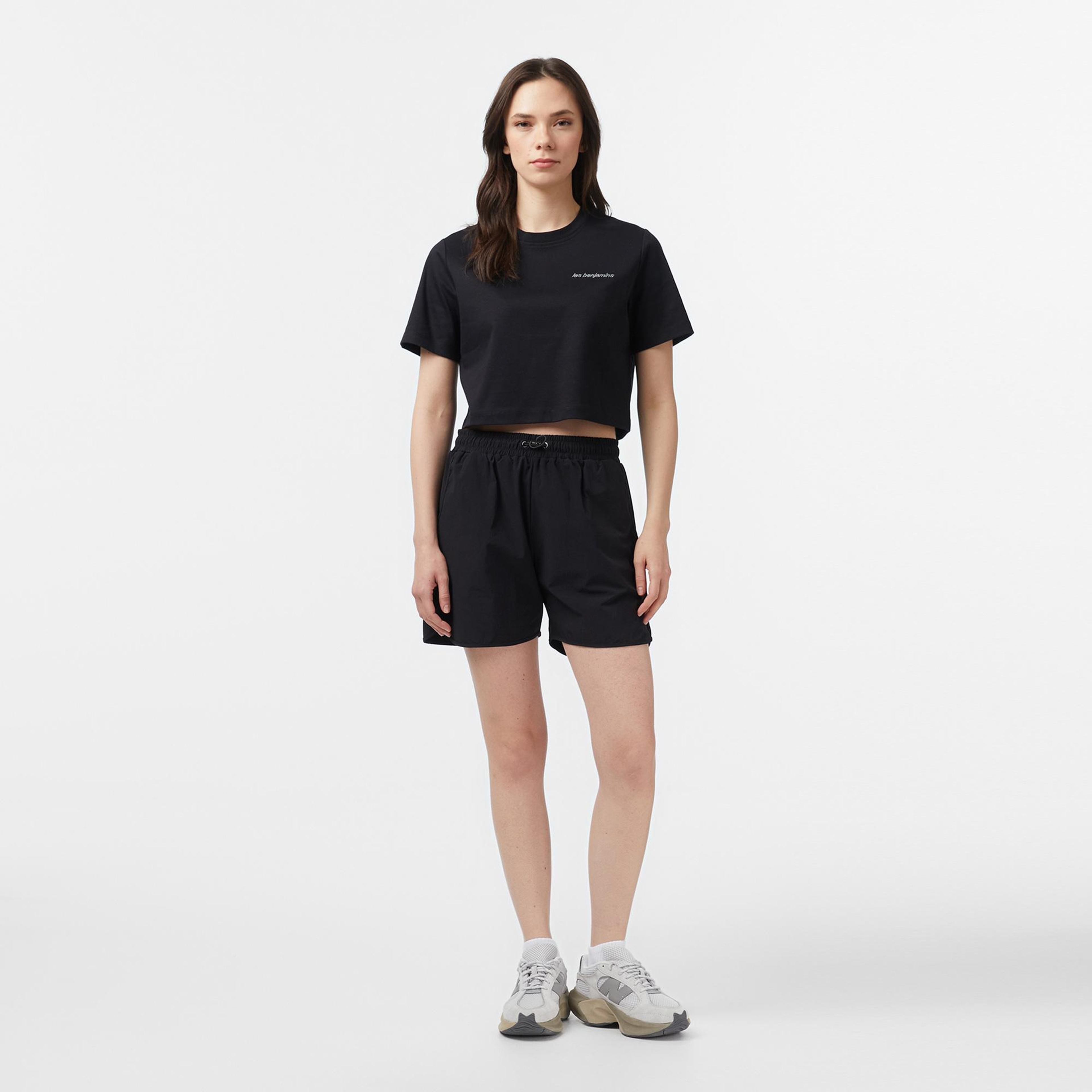 Les Benjamins Essentials 309 Kadın Siyah T-Shirt