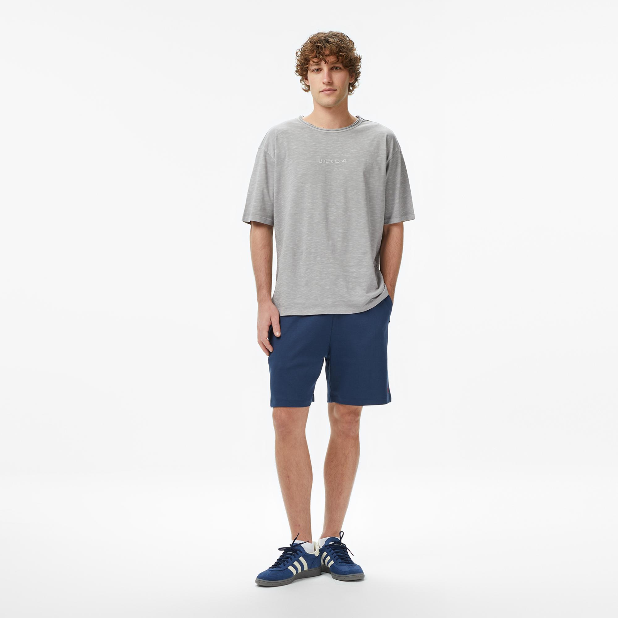 UNITED4 Regular Fit Erkek Lacivert Şort