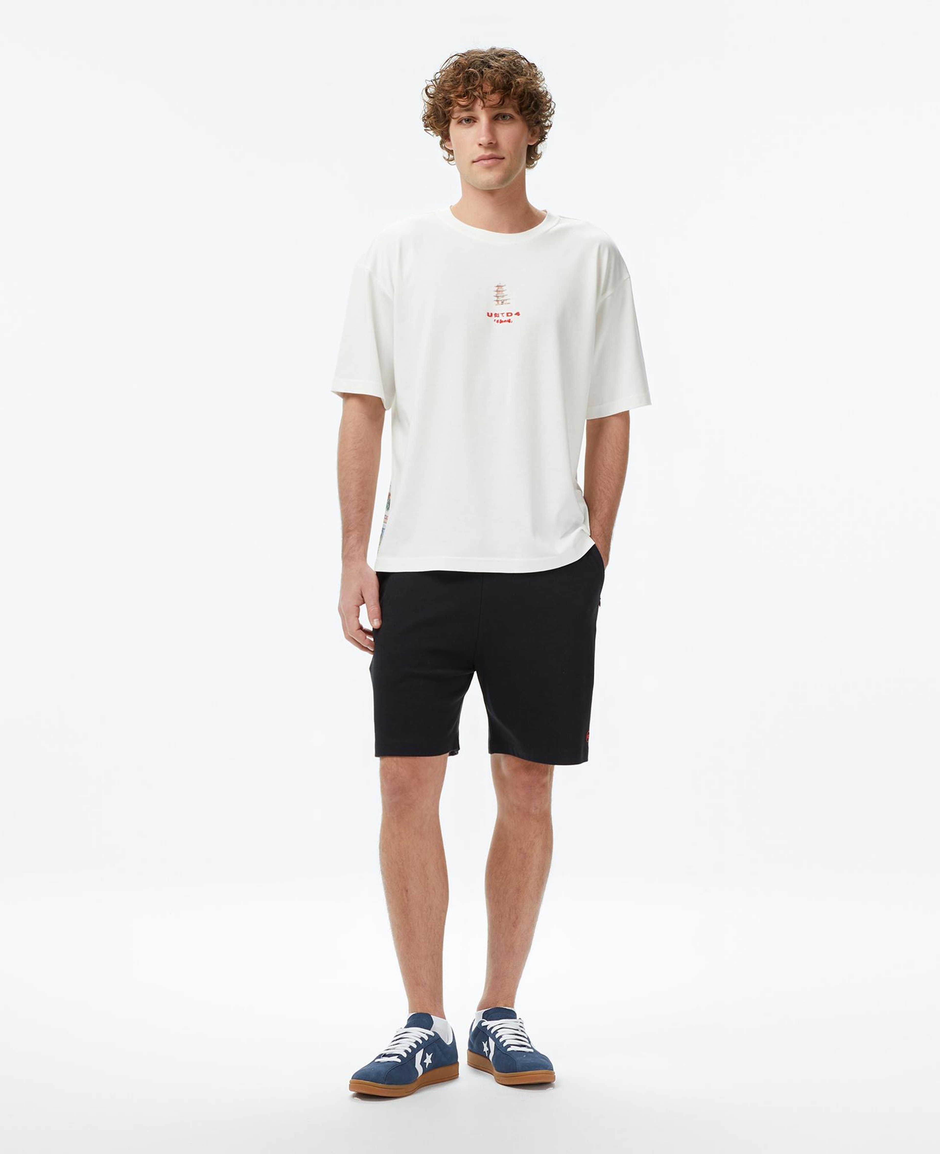 UNITED4 Regular Fit Erkek Siyah Şort