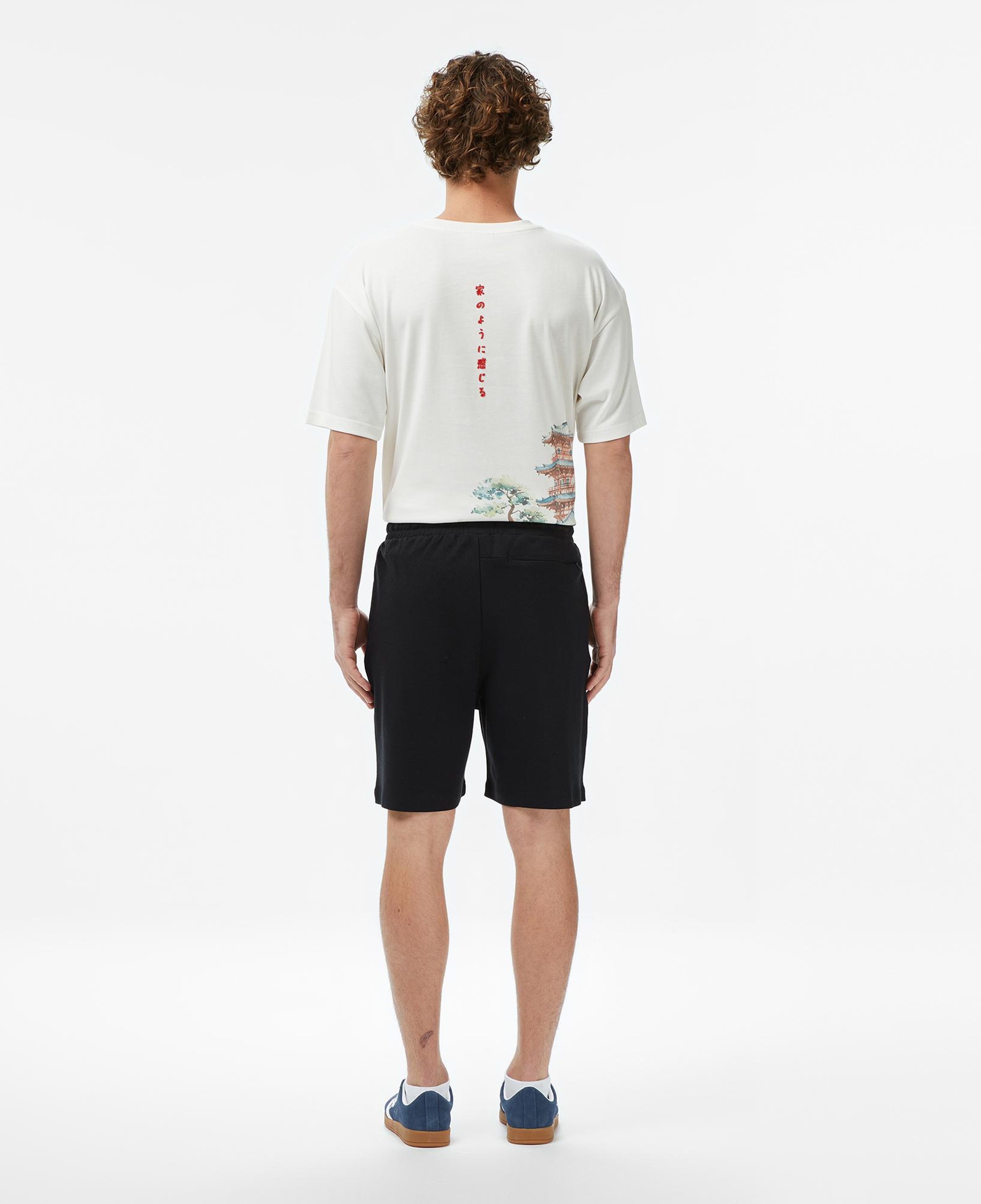 UNITED4 Regular Fit Erkek Siyah Şort
