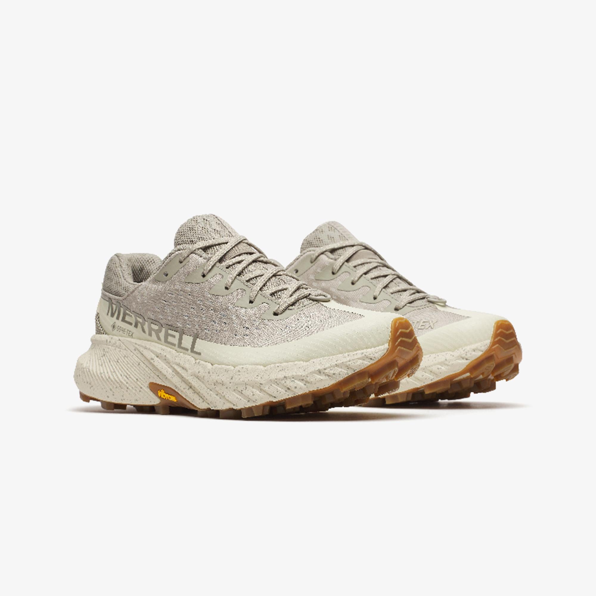 Merrell Agility Peak 5 Gore Tex Kadın Bej Koşu Ayakkabısı