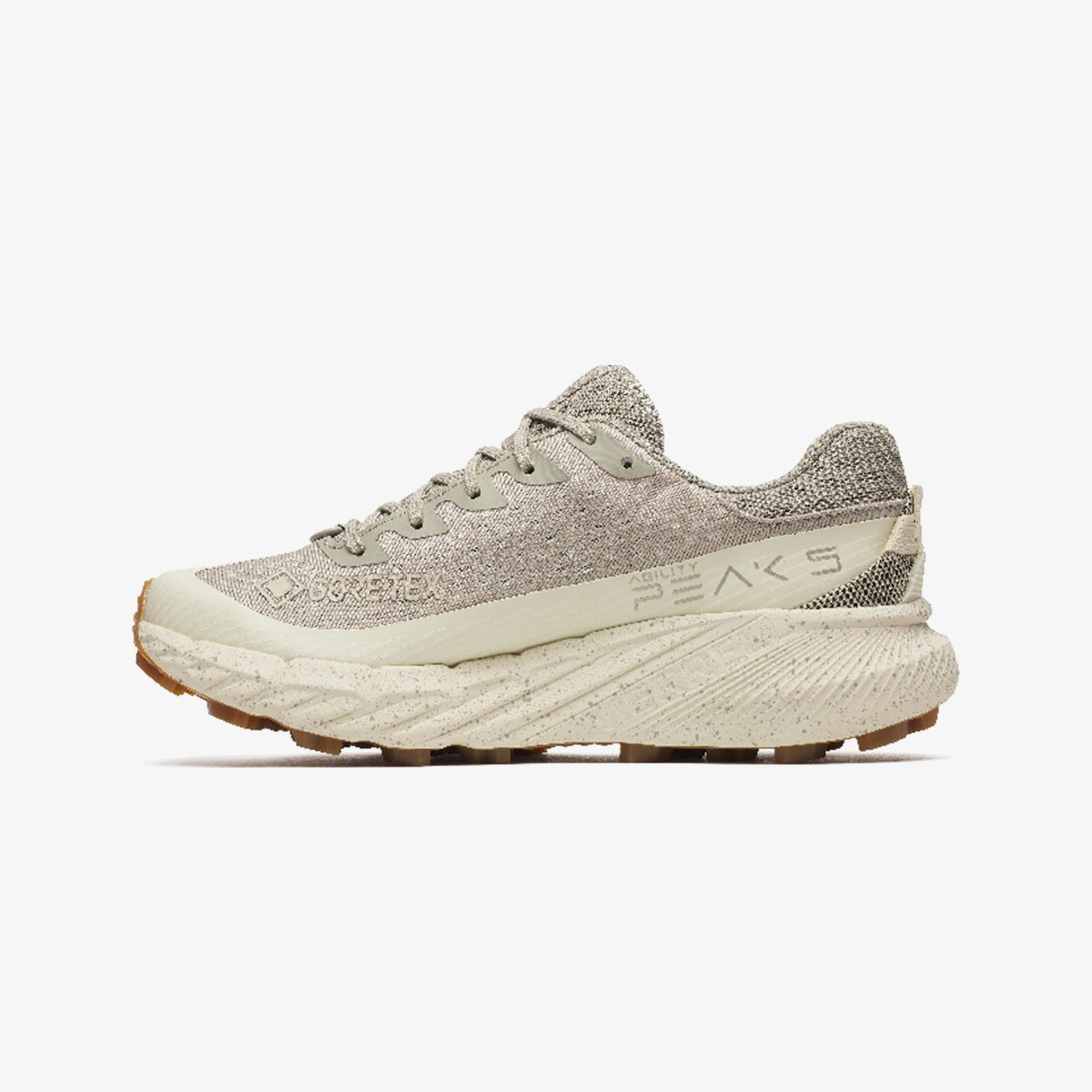Merrell Agility Peak 5 Gore Tex Kadın Bej Koşu Ayakkabısı