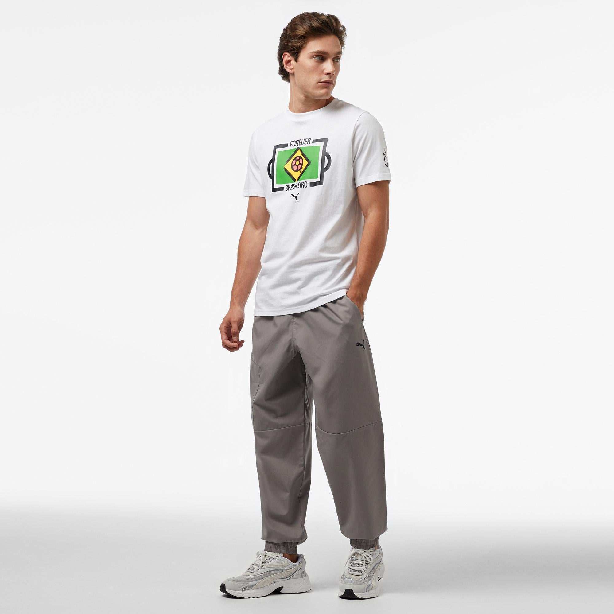 Puma Desert Road Unisex Gri Eşofman Altı