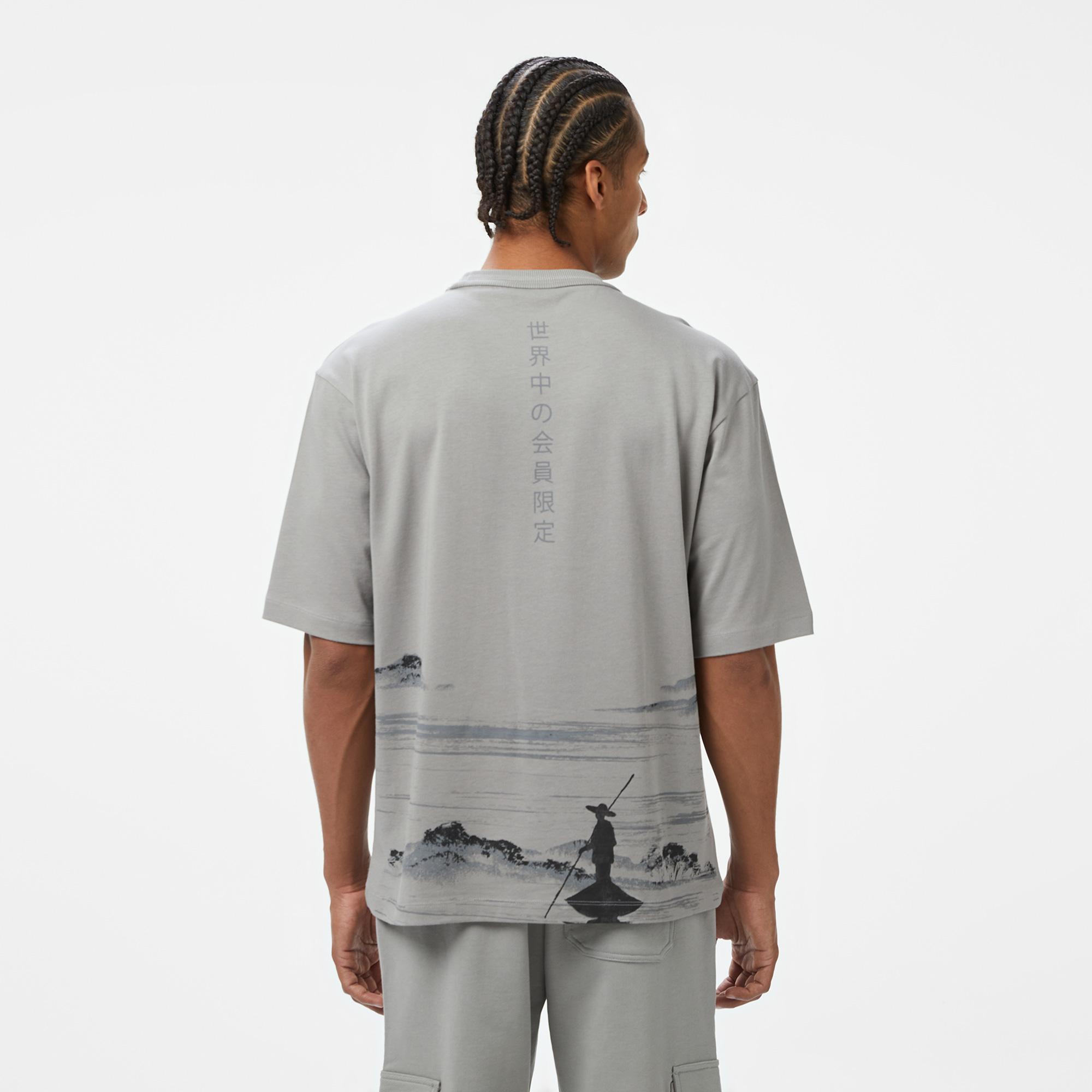 UNITED4 Comfort Erkek Gri T-Shirt