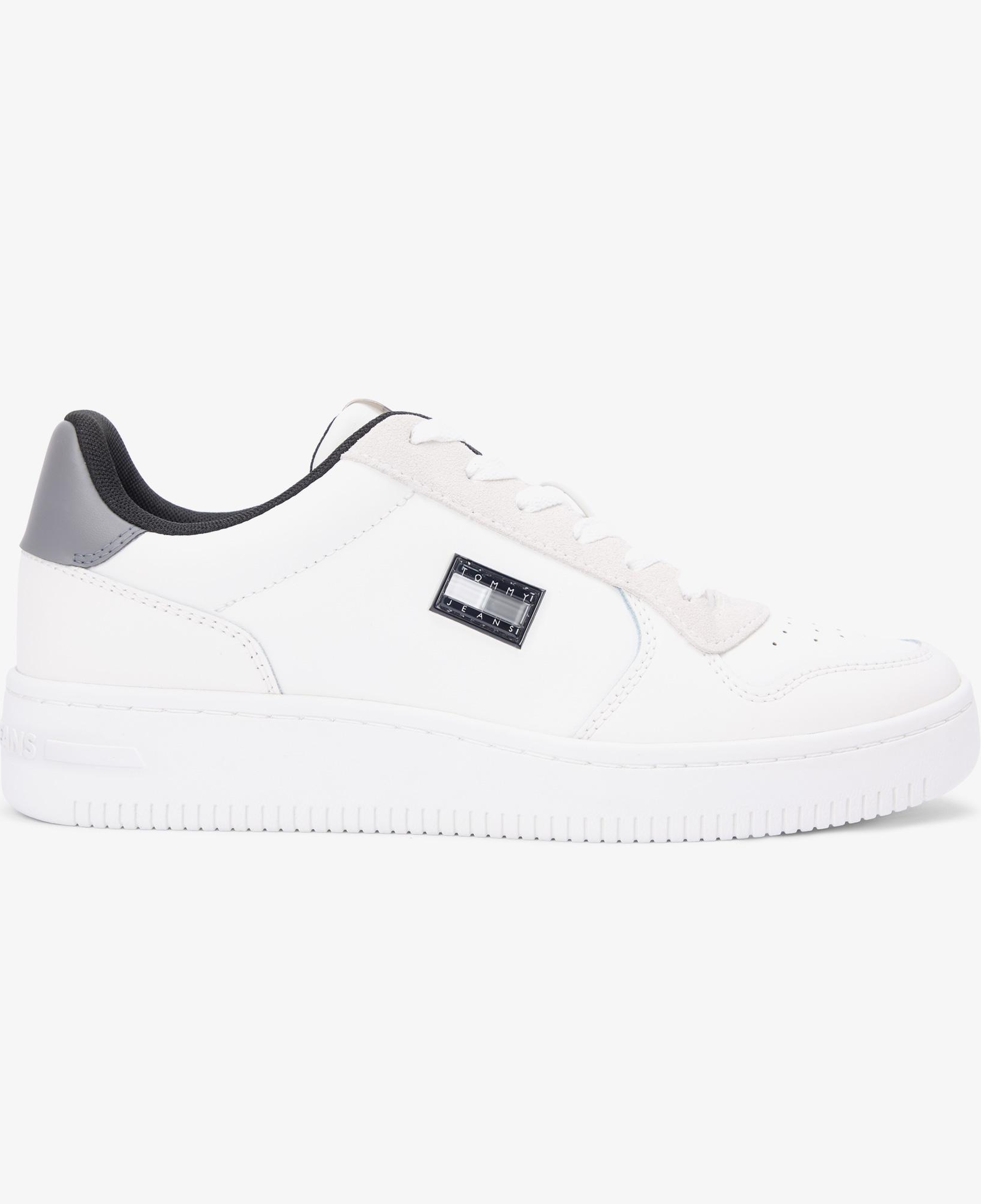 Tommy Hilfiger Retro Basket Erkek Beyaz Spor Ayakkabı