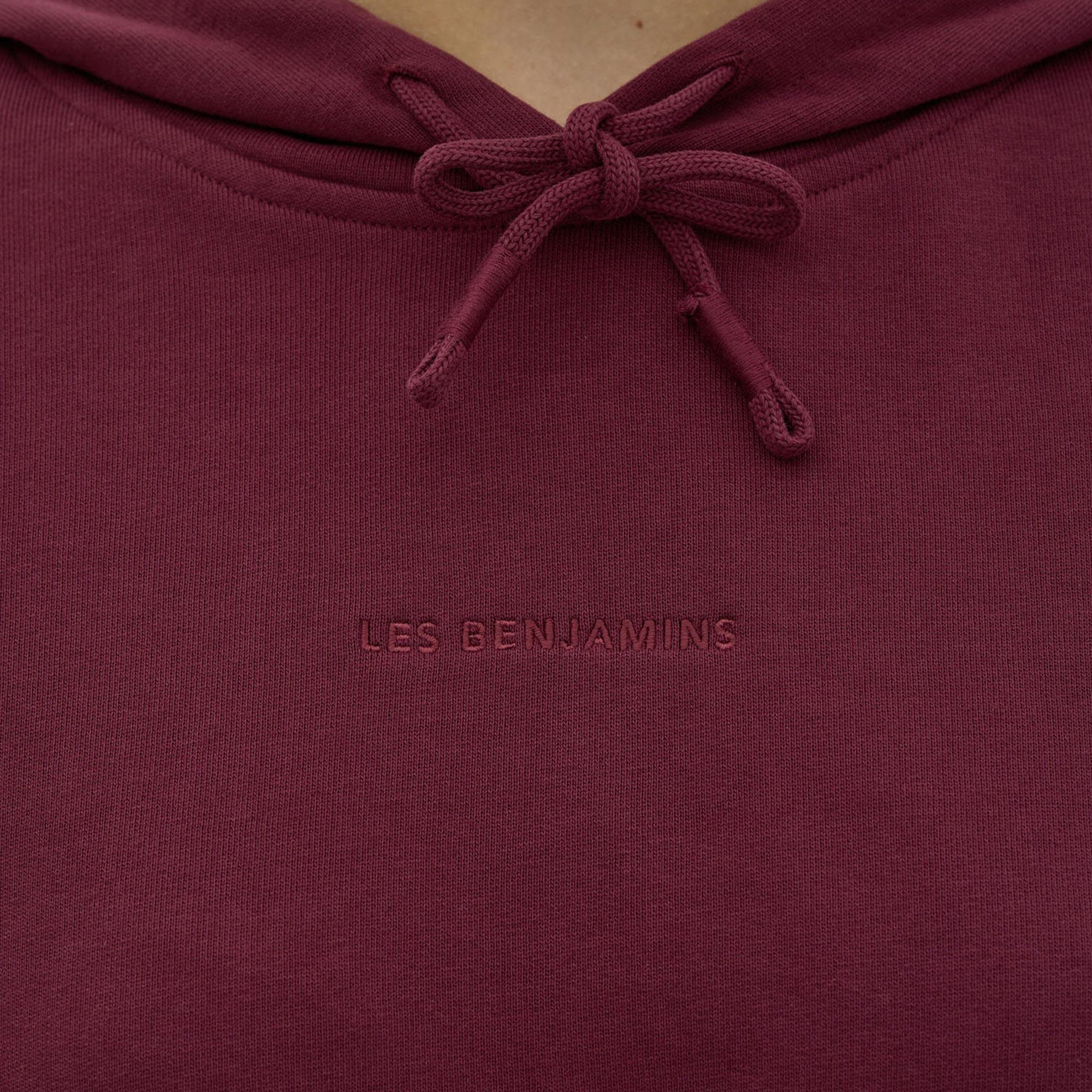 Les Benjamins Essential Kadın Bordo Hoodie