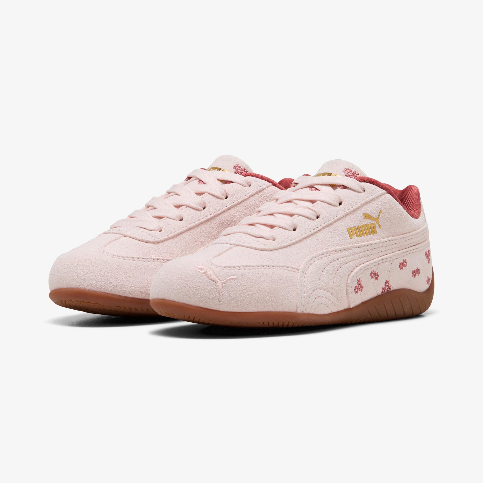Puma Speedcat Floral Çocuk Pembe Spor Ayakkabı