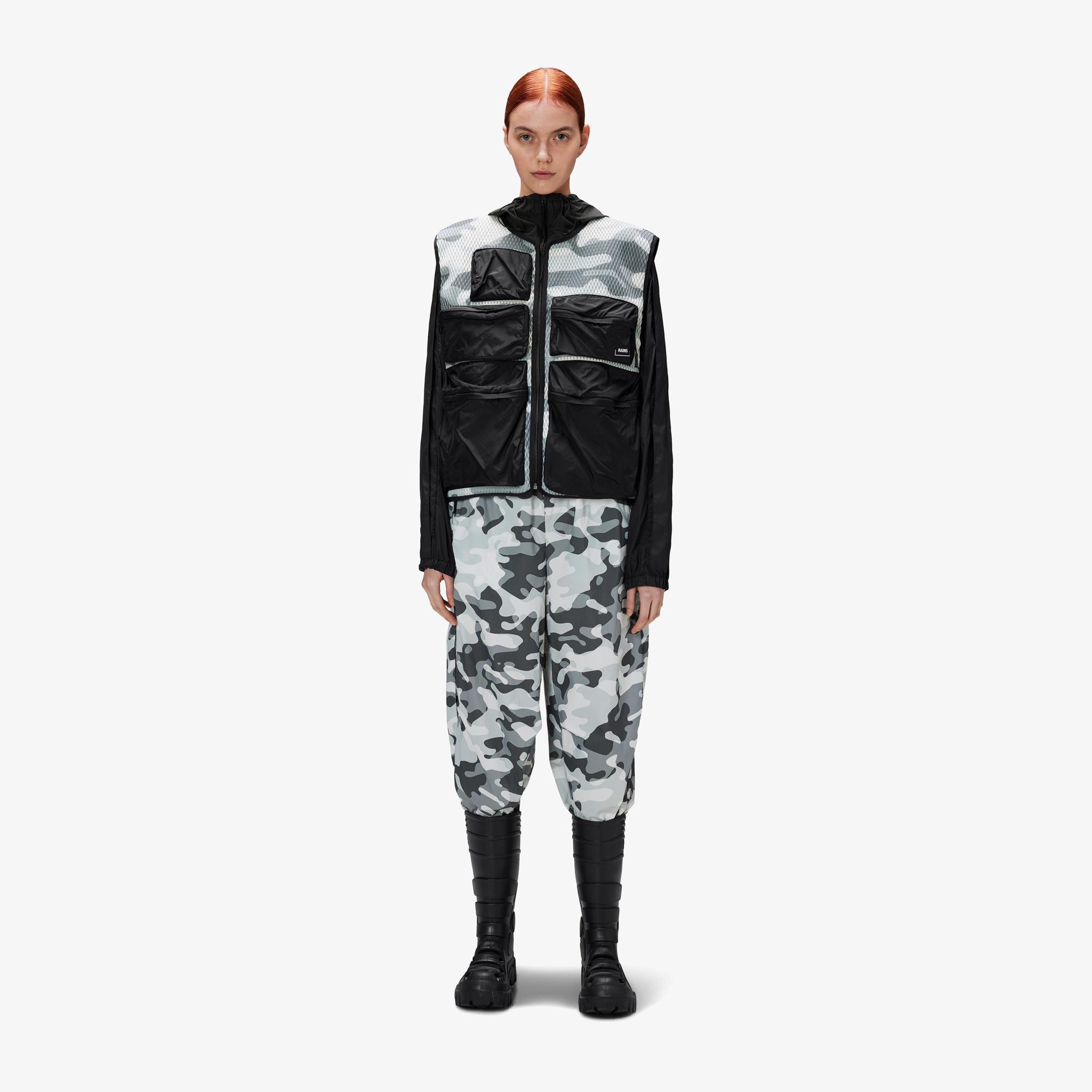 Rains Dili Mesh Vest Unisex Gri Yelek