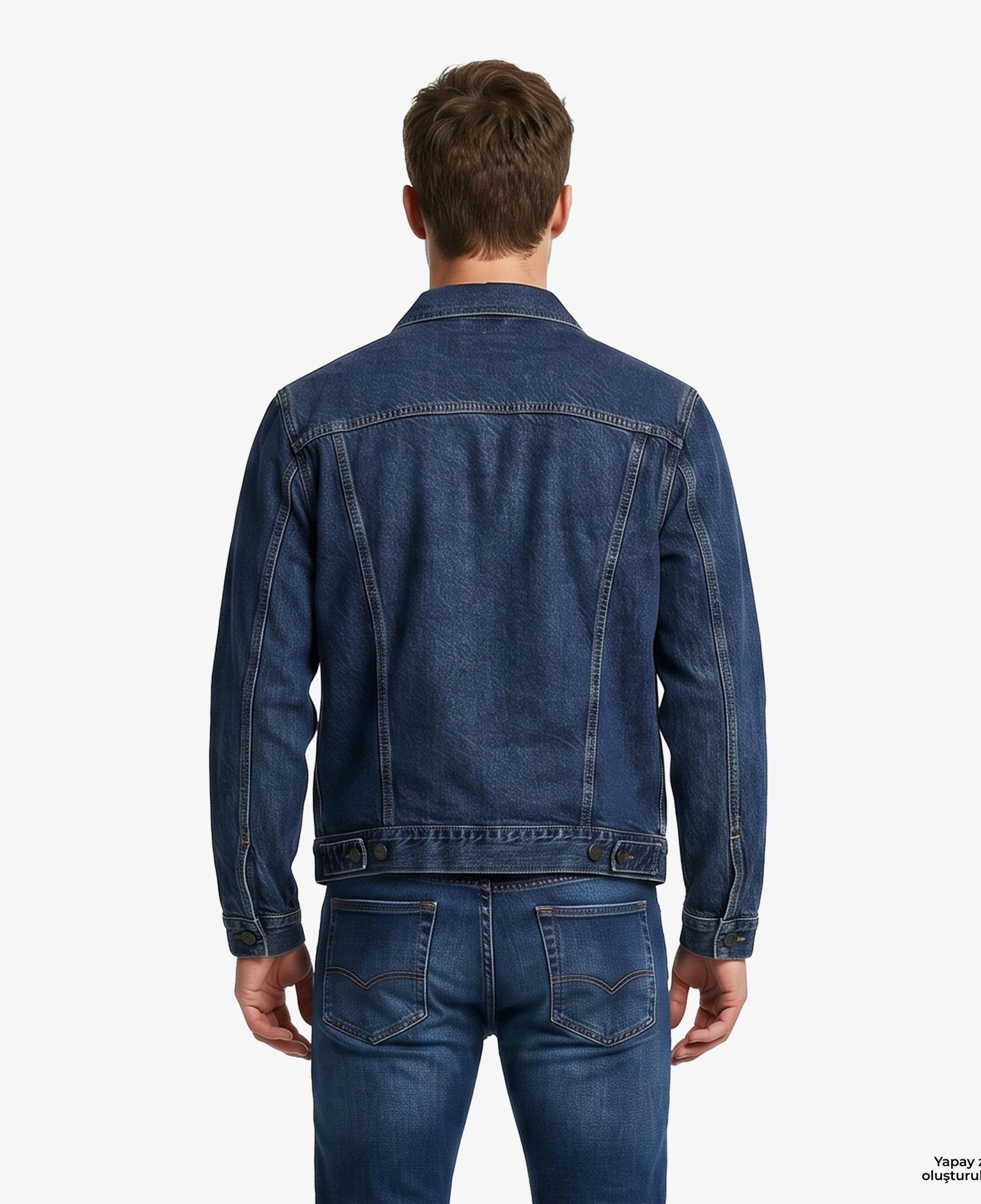 Levi's The Trucker Million Dollar Lacivert Erkek Ceket