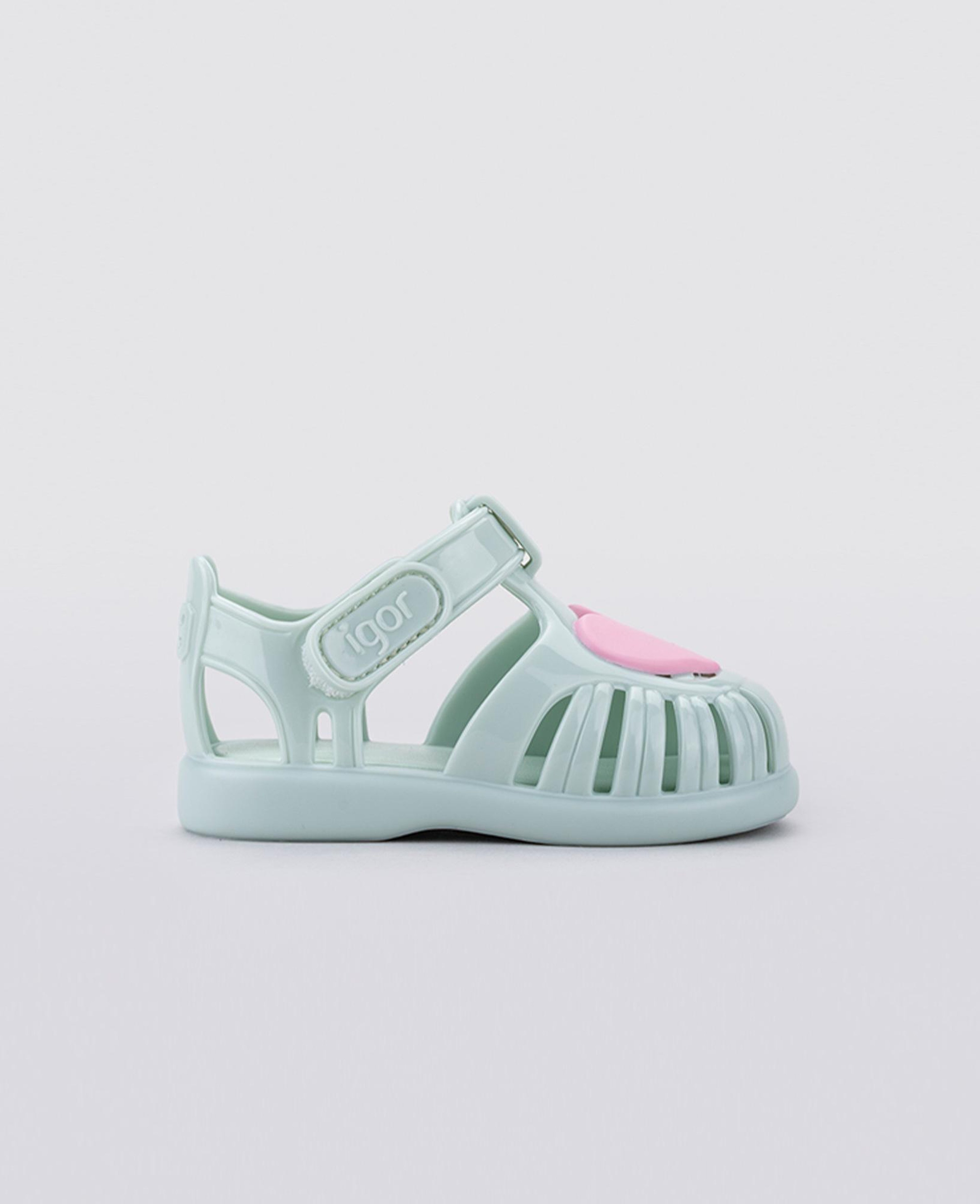 Igor Tobby Gloss Love Çocuk Yeşil Sandalet