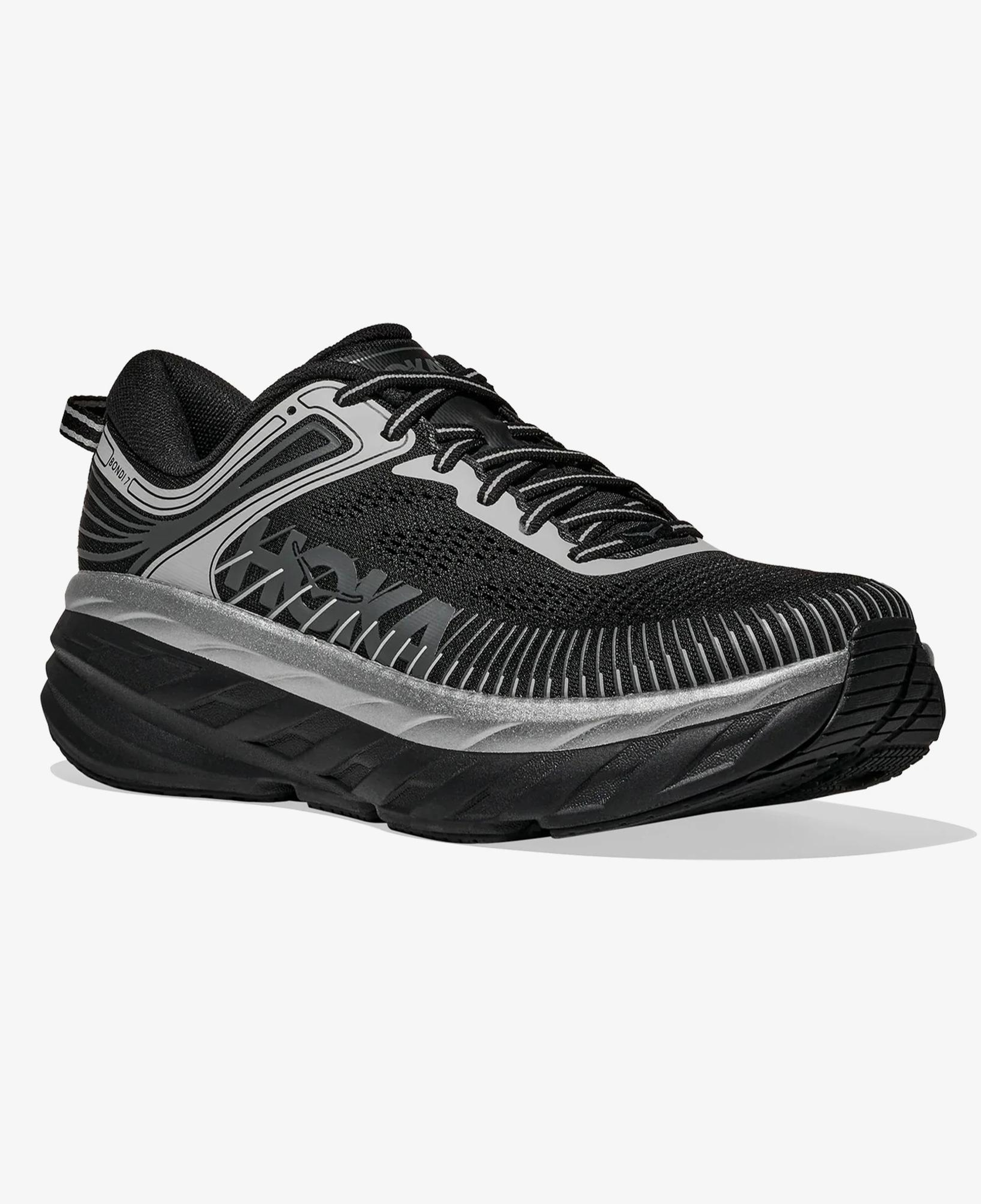 Hoka Bondi 7 Erkek Siyah Spor Ayakkabı