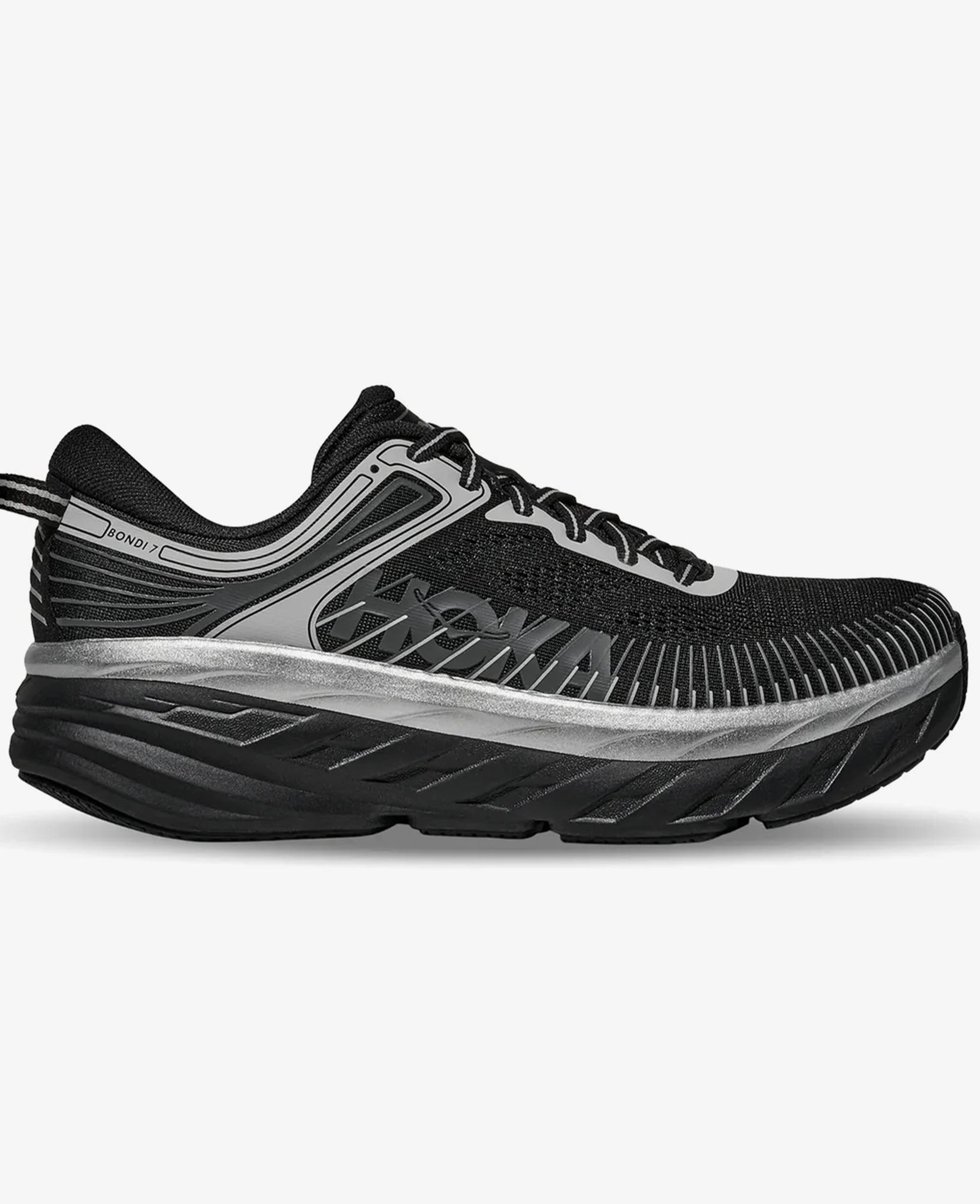 Hoka Bondi 7 Erkek Siyah Spor Ayakkabı