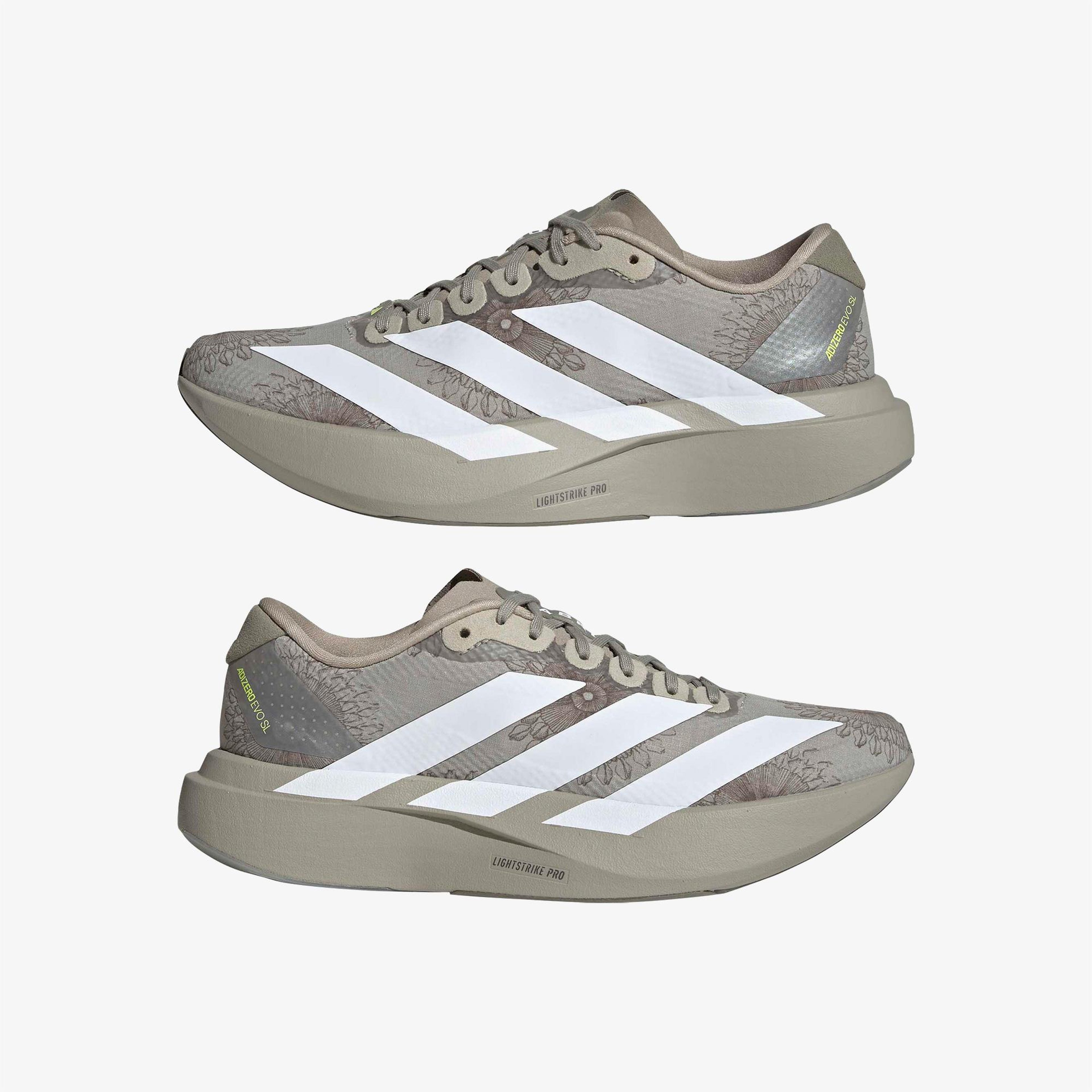 adidas Adizero Evo SL Kadın Bej Spor Ayakkabı