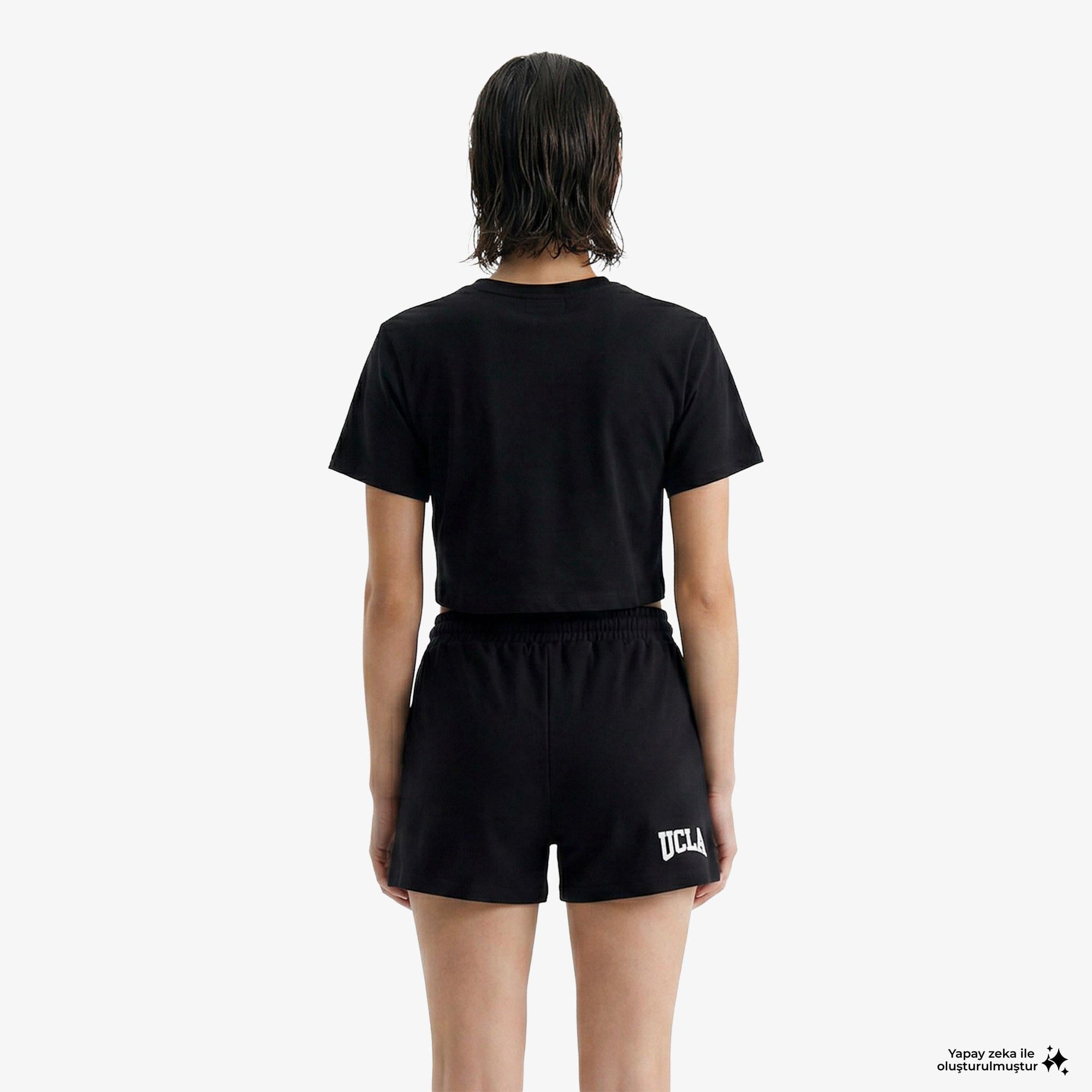 Ucla Helena Kadın Siyah T-Shirt