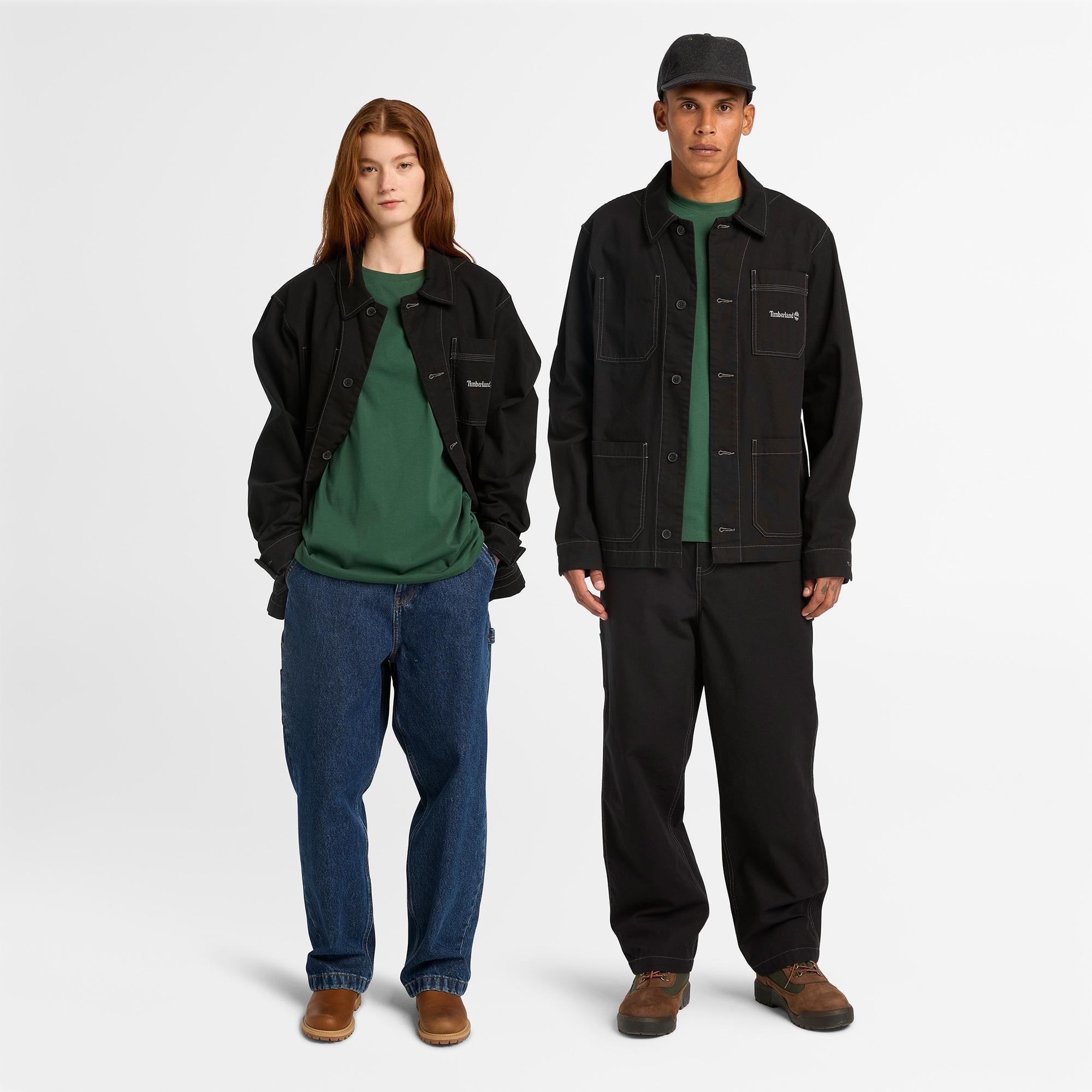 Timberland Chore Canvas Erkek Siyah T-Shirt