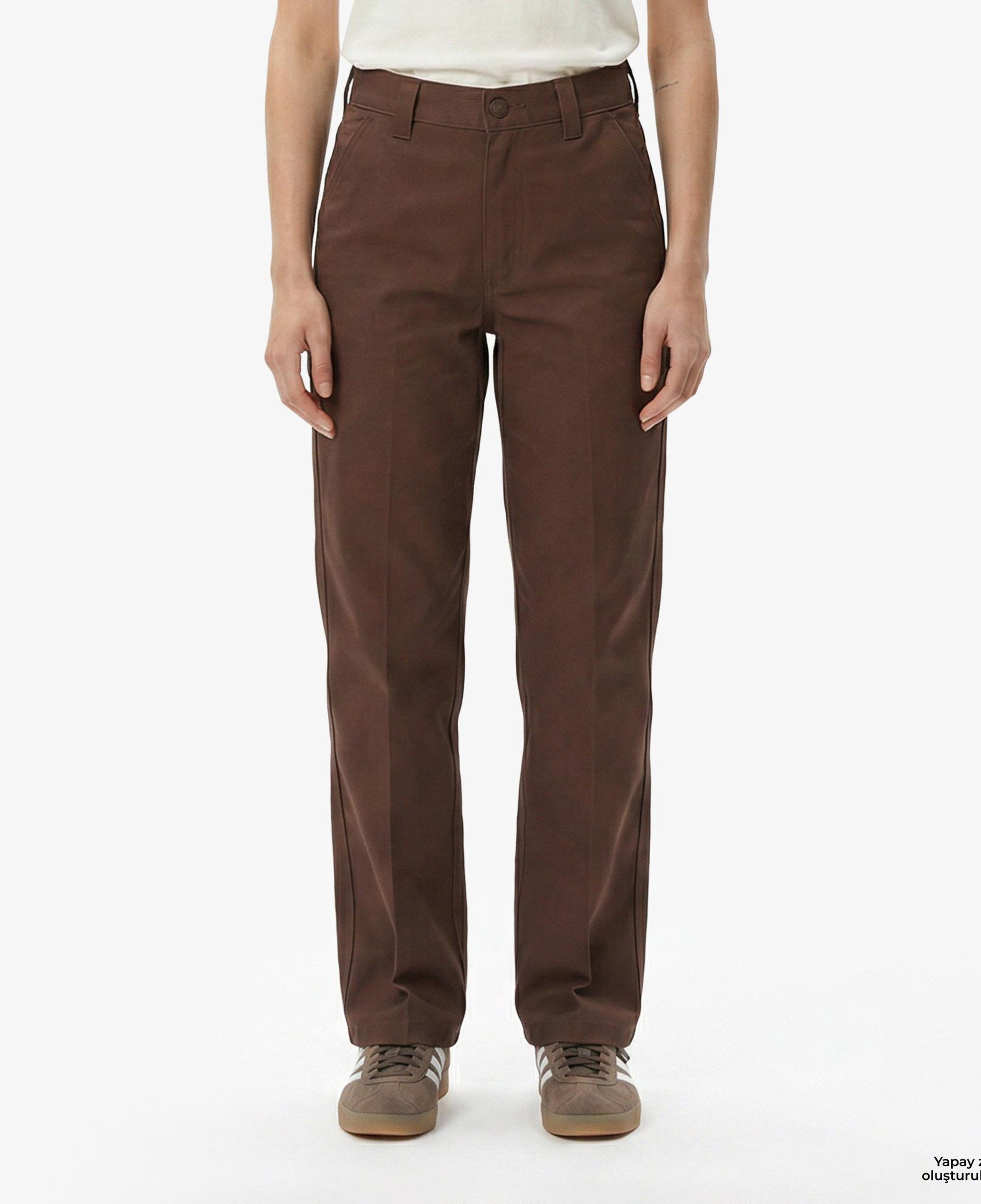 Dickies Union Loose Straight Kadın Kahverengi Pantolon