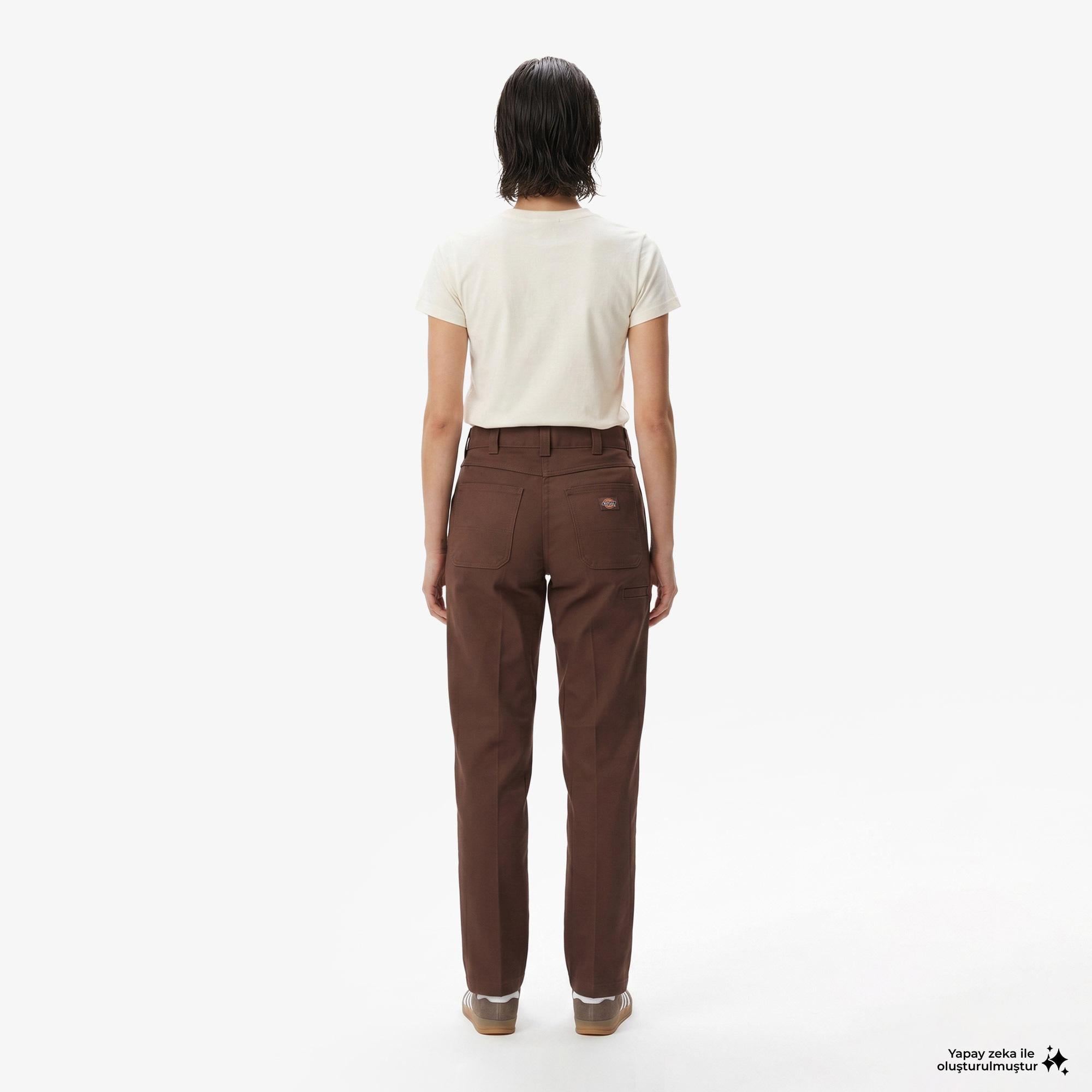 Dickies Union Loose Straight Kadın Kahverengi Pantolon