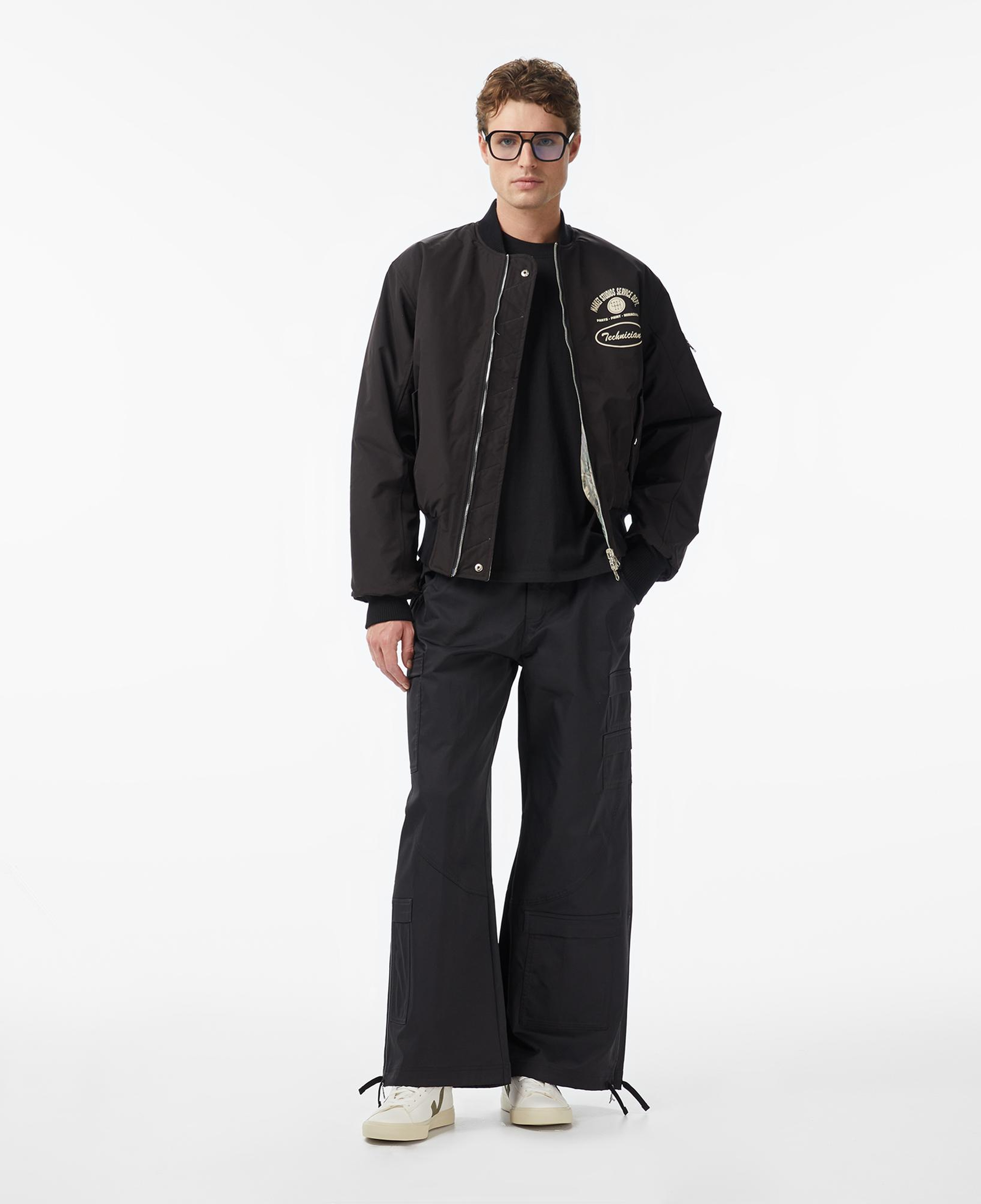 Market Handyman Reversible Bomber Erkek Siyah Ceket
