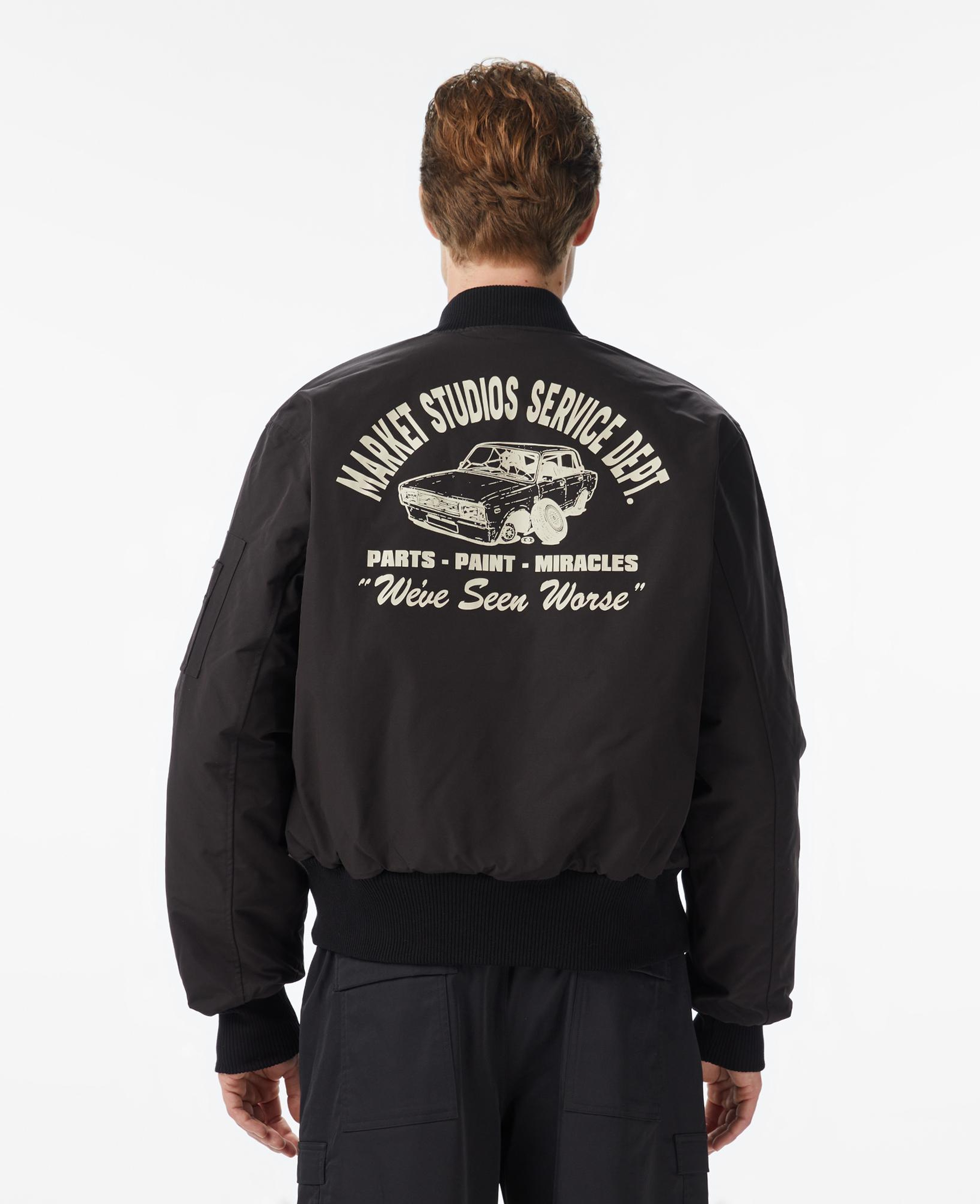 Market Handyman Reversible Bomber Erkek Siyah Ceket