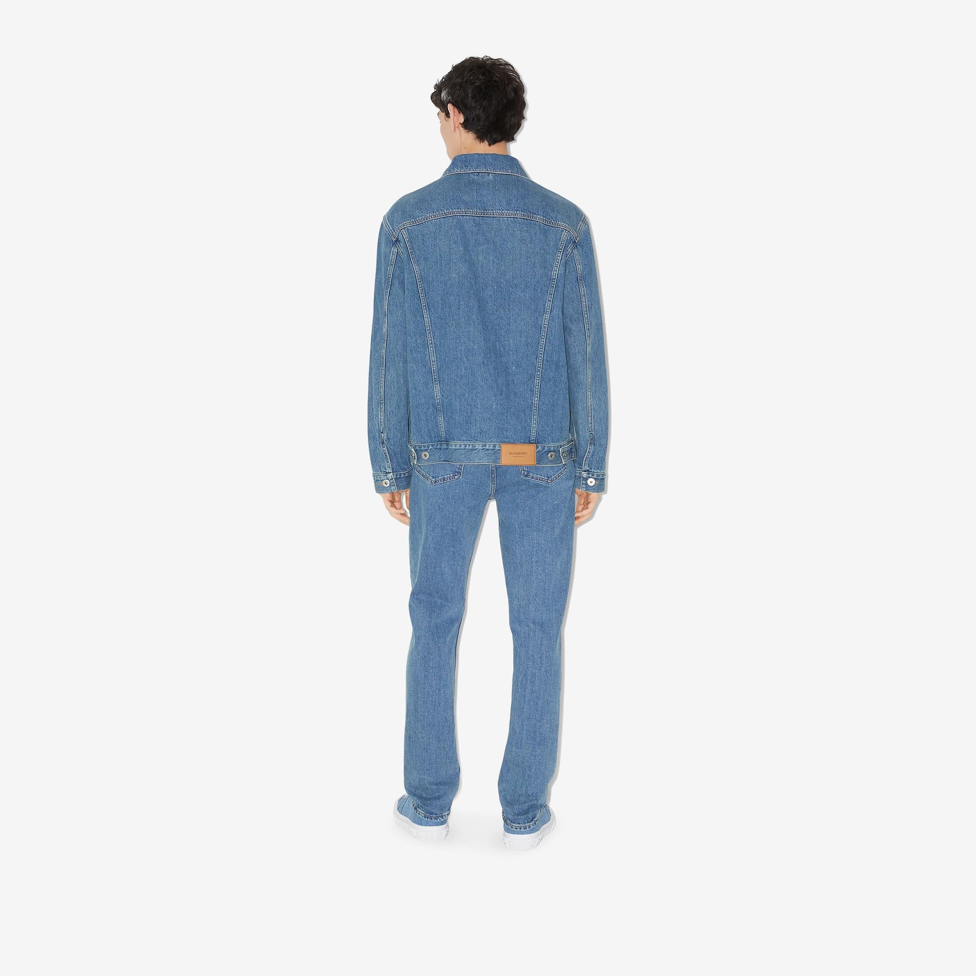 Burberry Erkek Mavi Jean