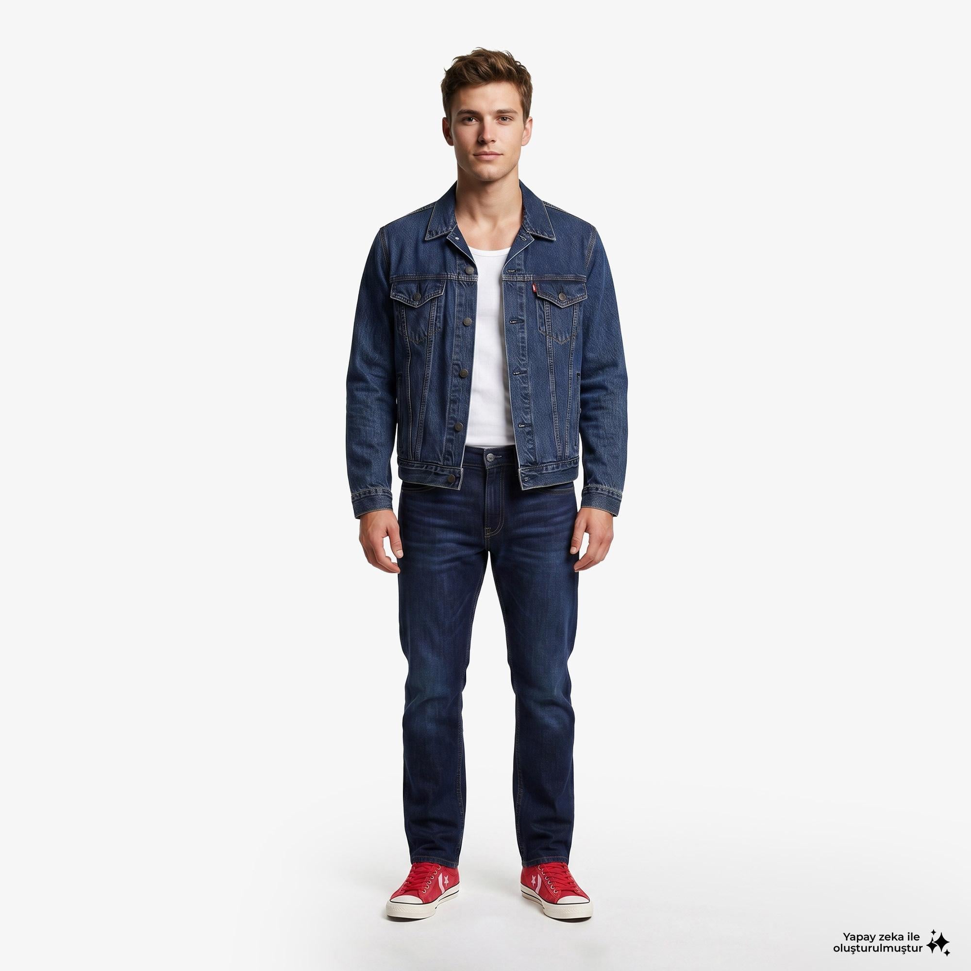 Levi's The Trucker Million Dollar Lacivert Erkek Ceket