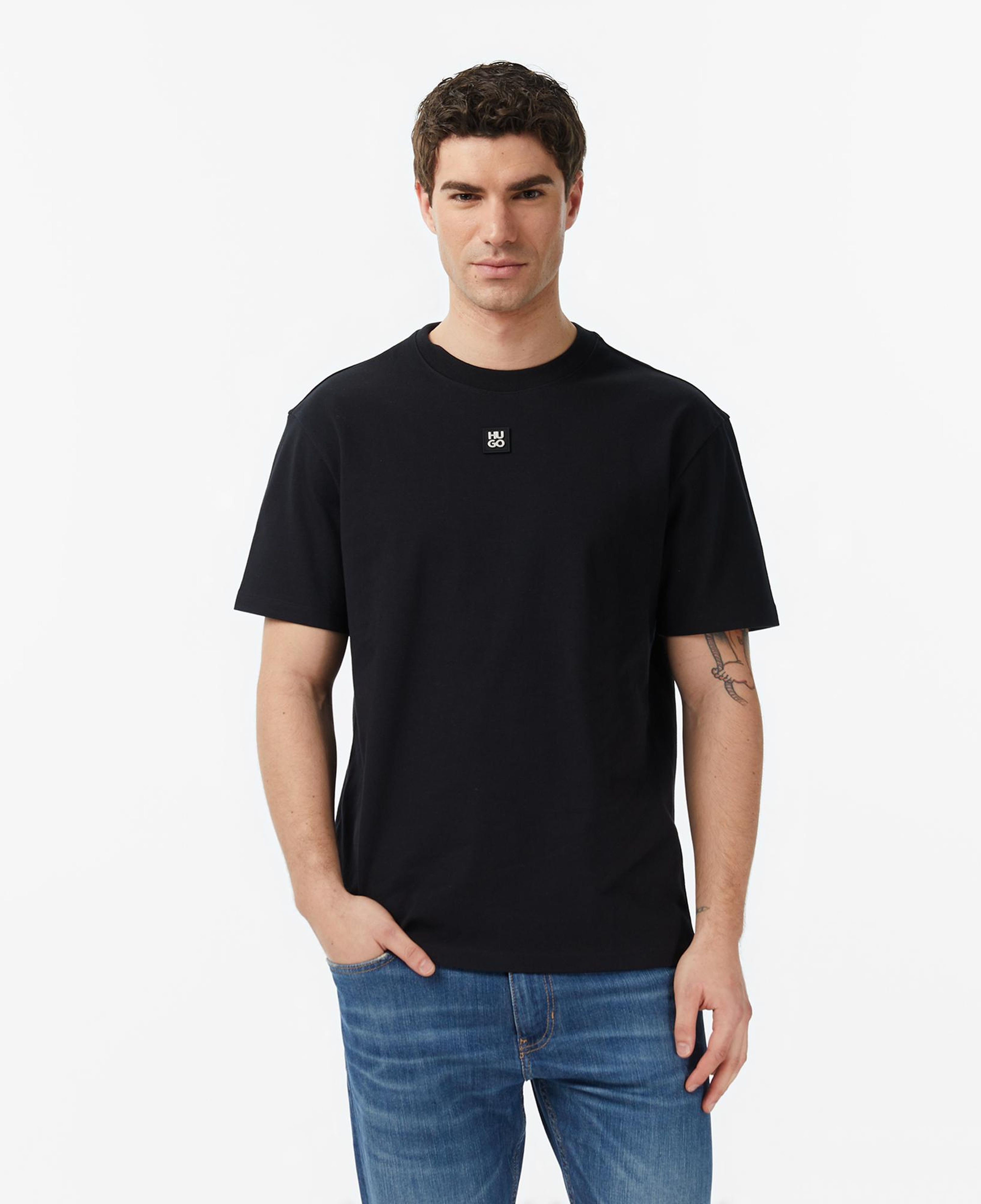 Hugo Dalile Erkek Siyah T-Shirt