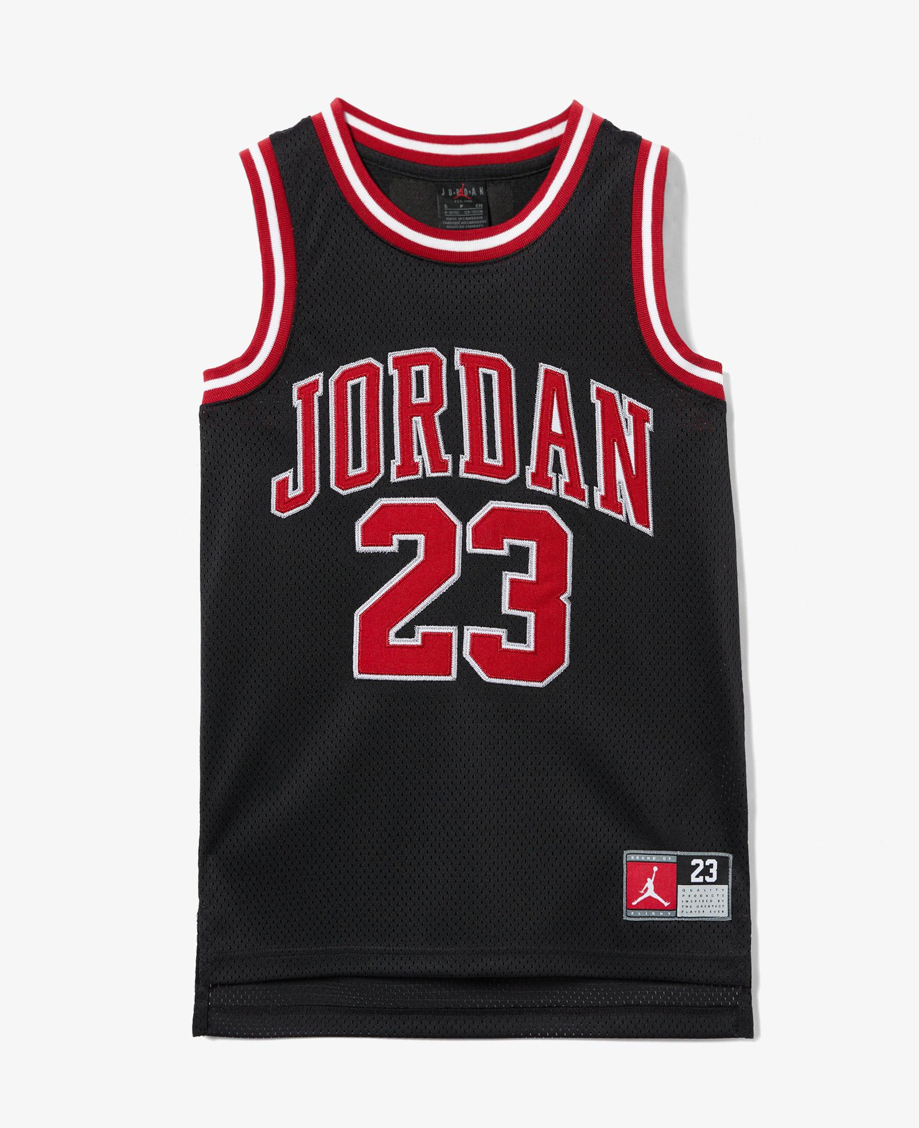Jordan 23 Jersey Çocuk Siyah Kolsuz T-Shirt