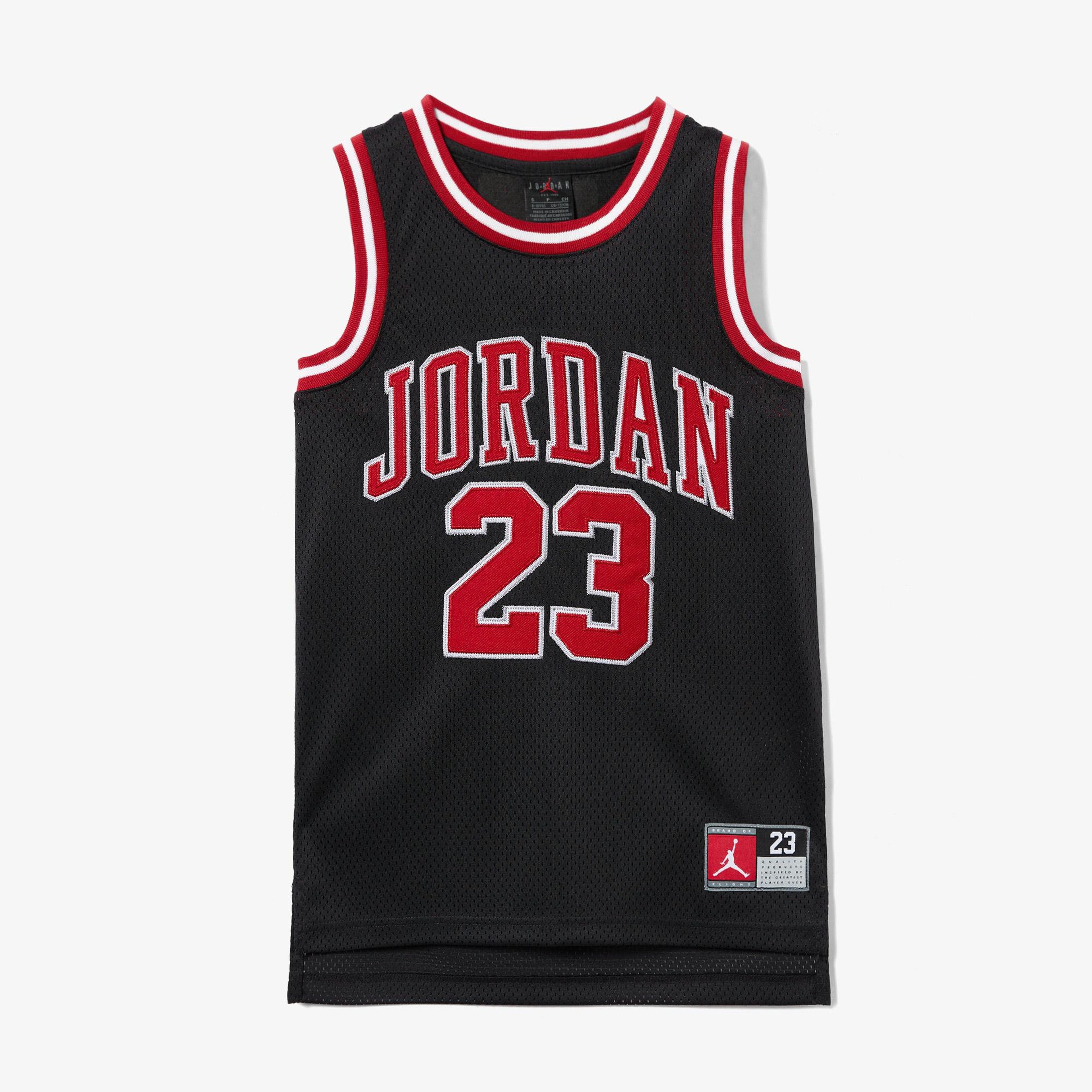 Jordan 23 Jersey Çocuk Siyah Kolsuz T-Shirt