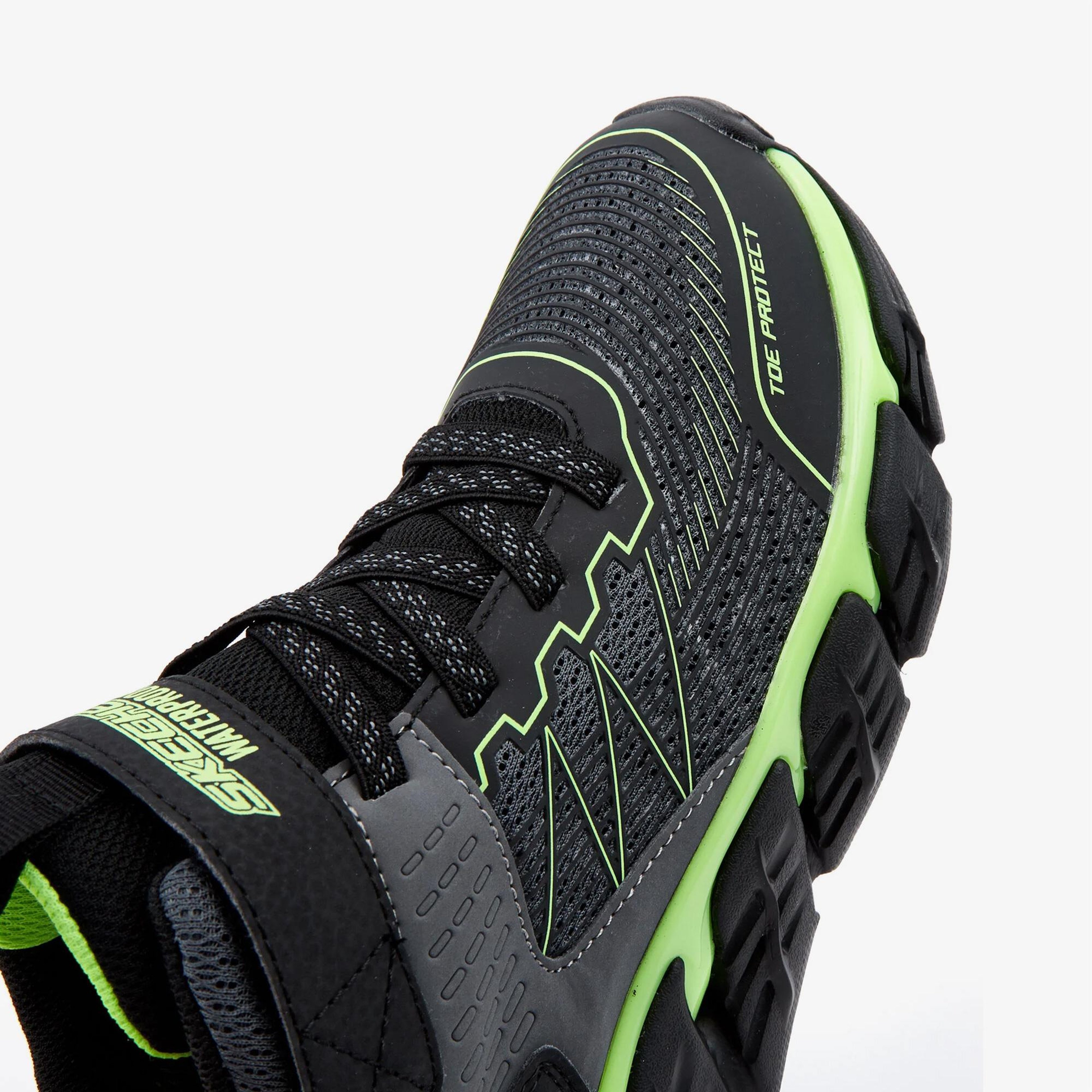 Skechers Tech-Grip Çocuk Siyah Bot