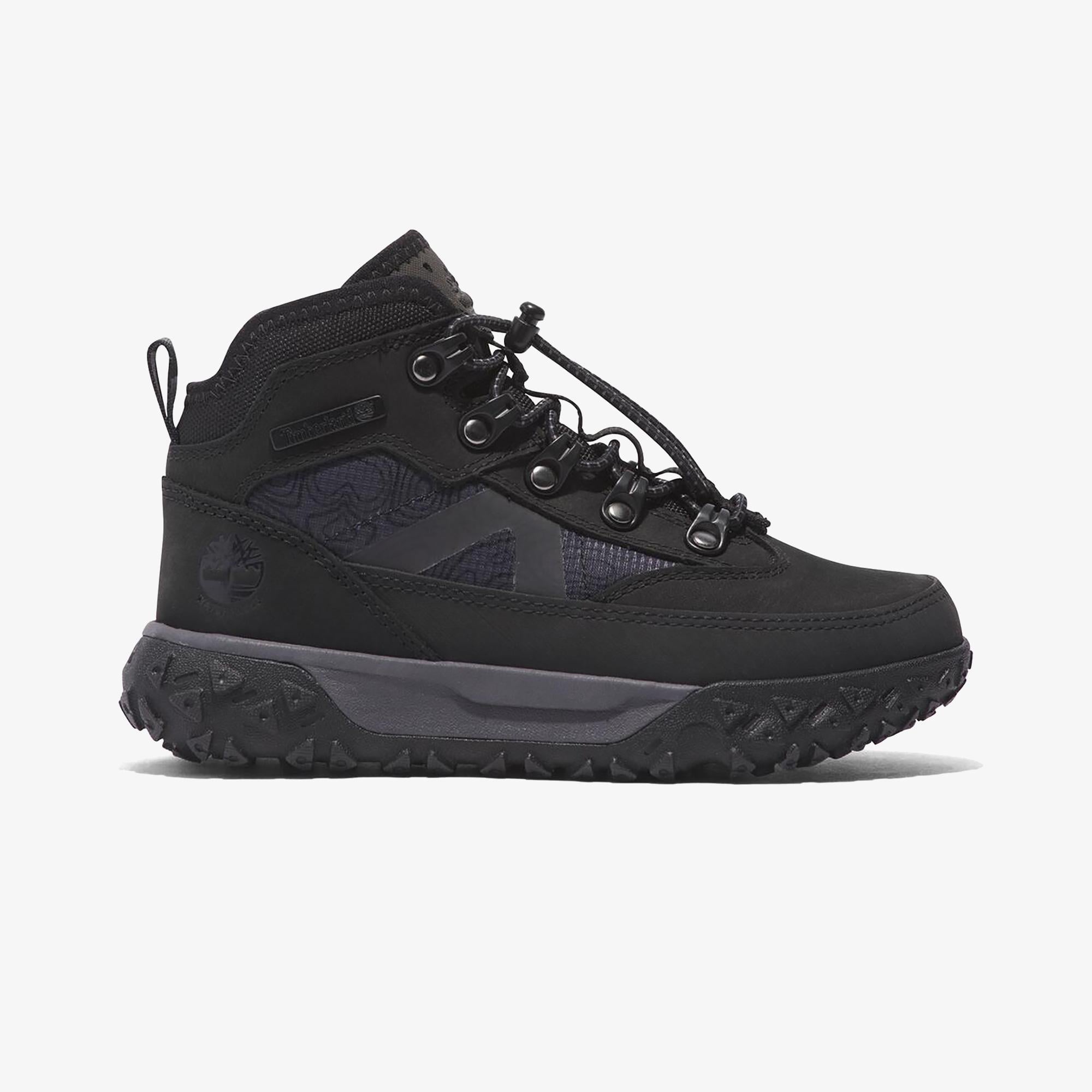 Timberland Greenstride Motion 6 Mid Bungee Waterproof Çocuk Siyah Bot