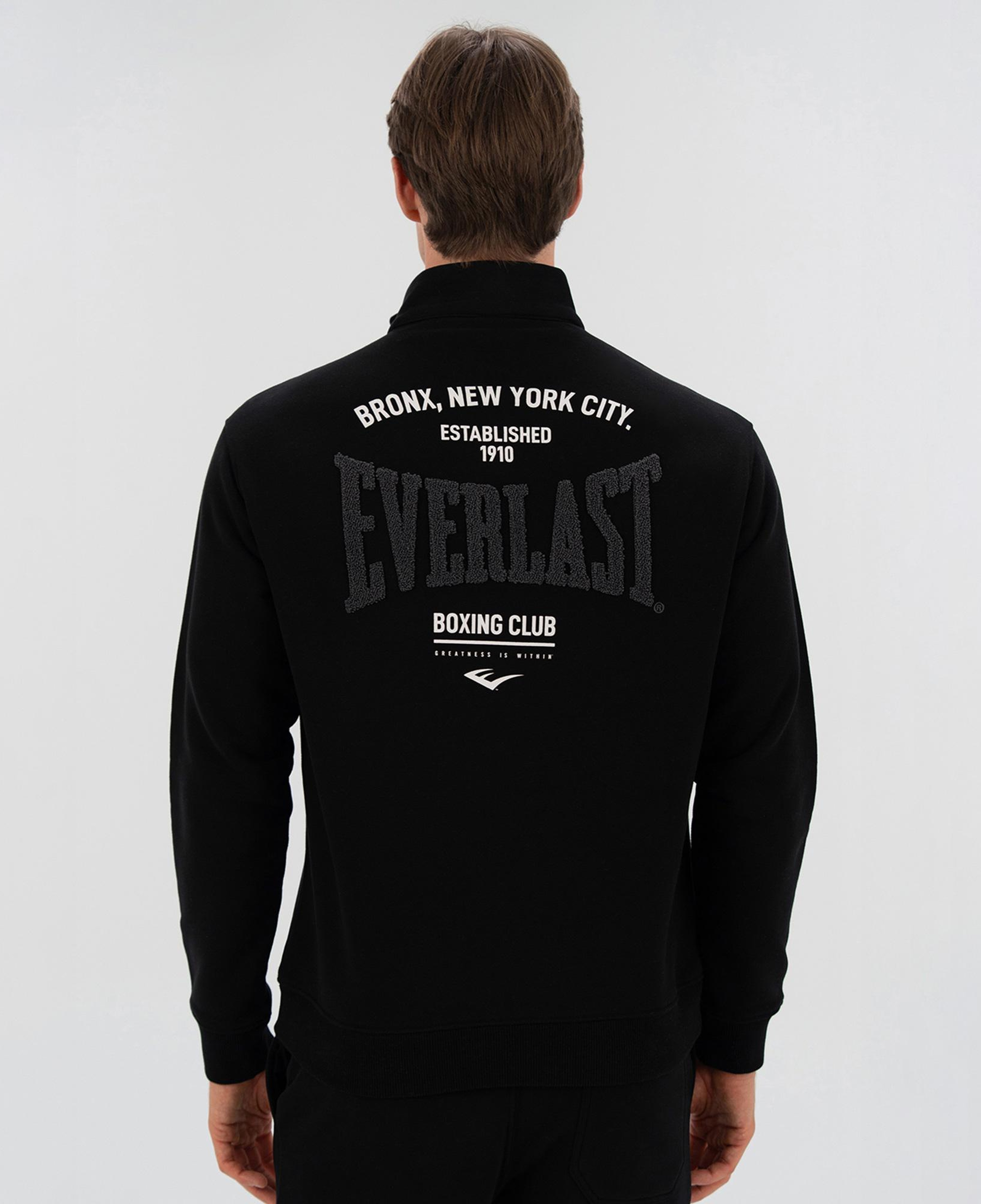 Everlast Bronx NYC Yarım Fermuarlı Regular Erkek Siyah Sweatshirt