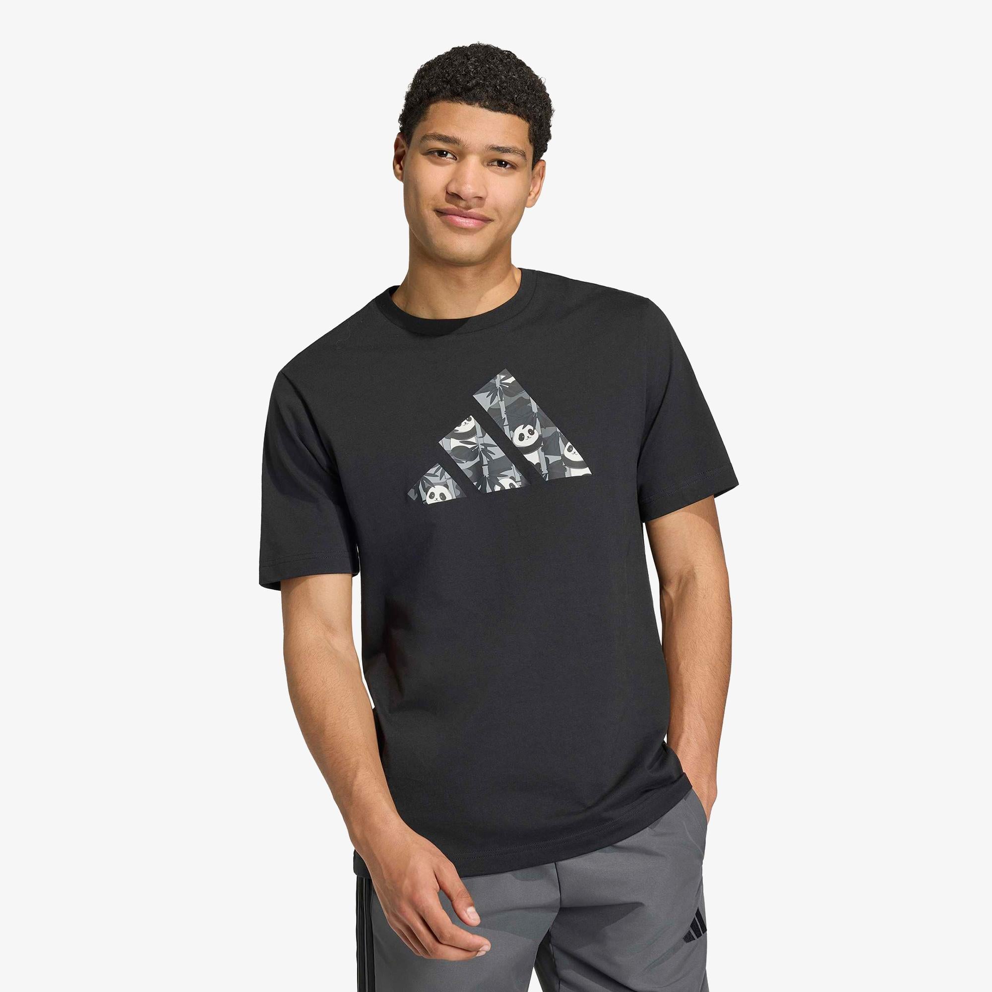 adidas Panda  Erkek Siyah T-Shirt