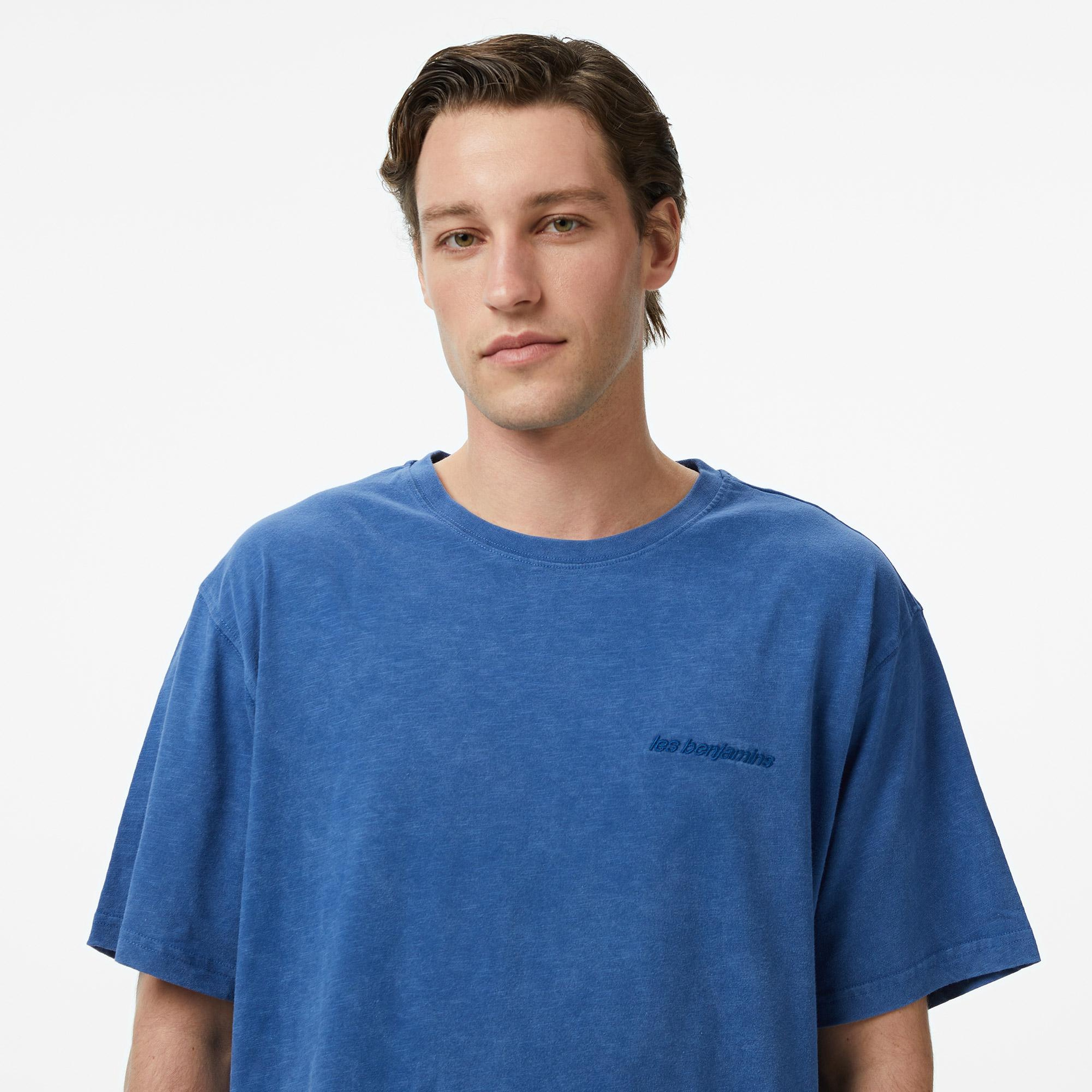 Les Benjamins Essentials 309 Erkek lacivert T-Shirt