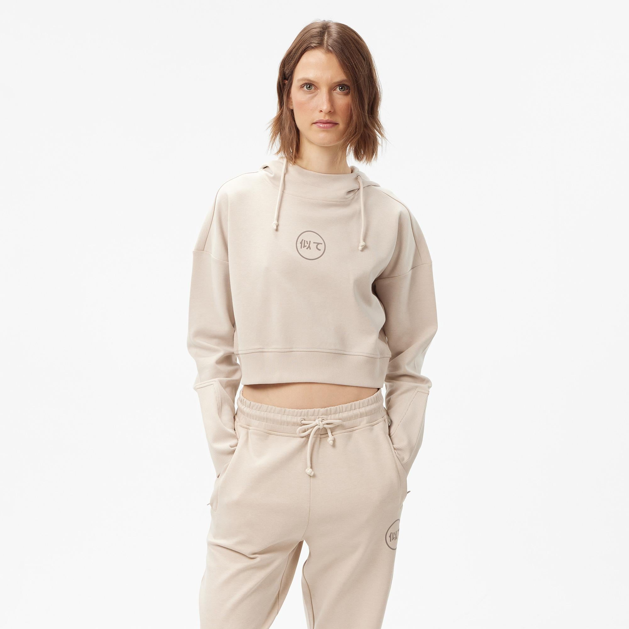 UNITED4 Classic Kadın Gri Hoodie