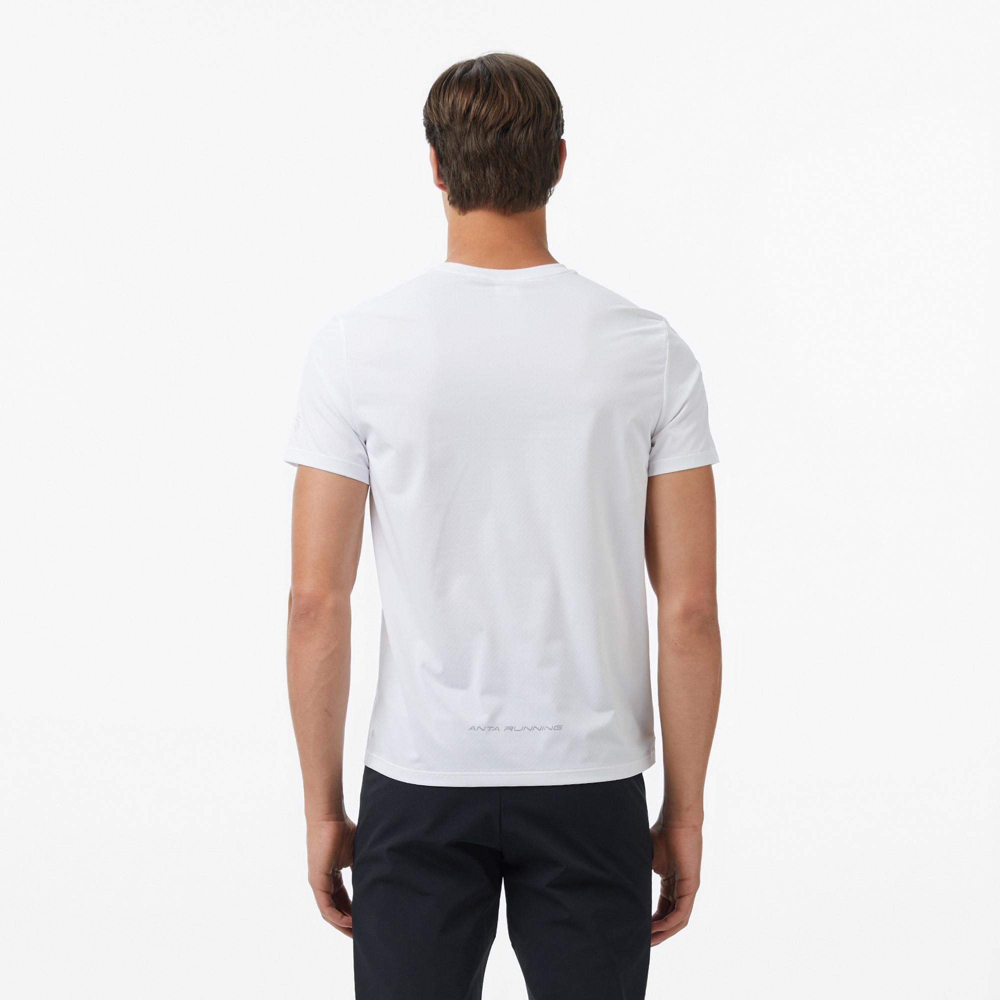 Anta Advanced Running Erkek Beyaz T-Shirt