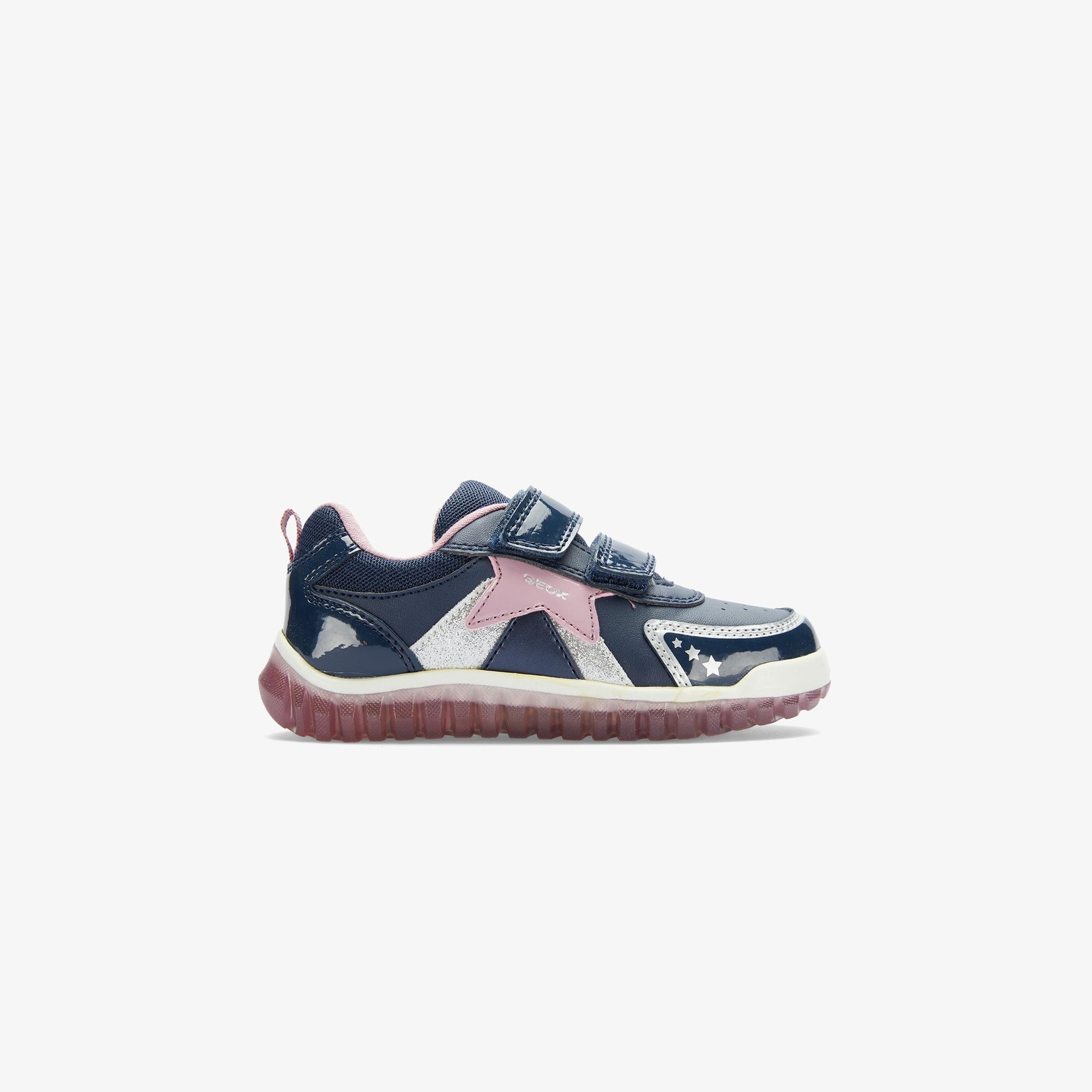 Geox Lightyloo Bebek Lacivert Sneaker