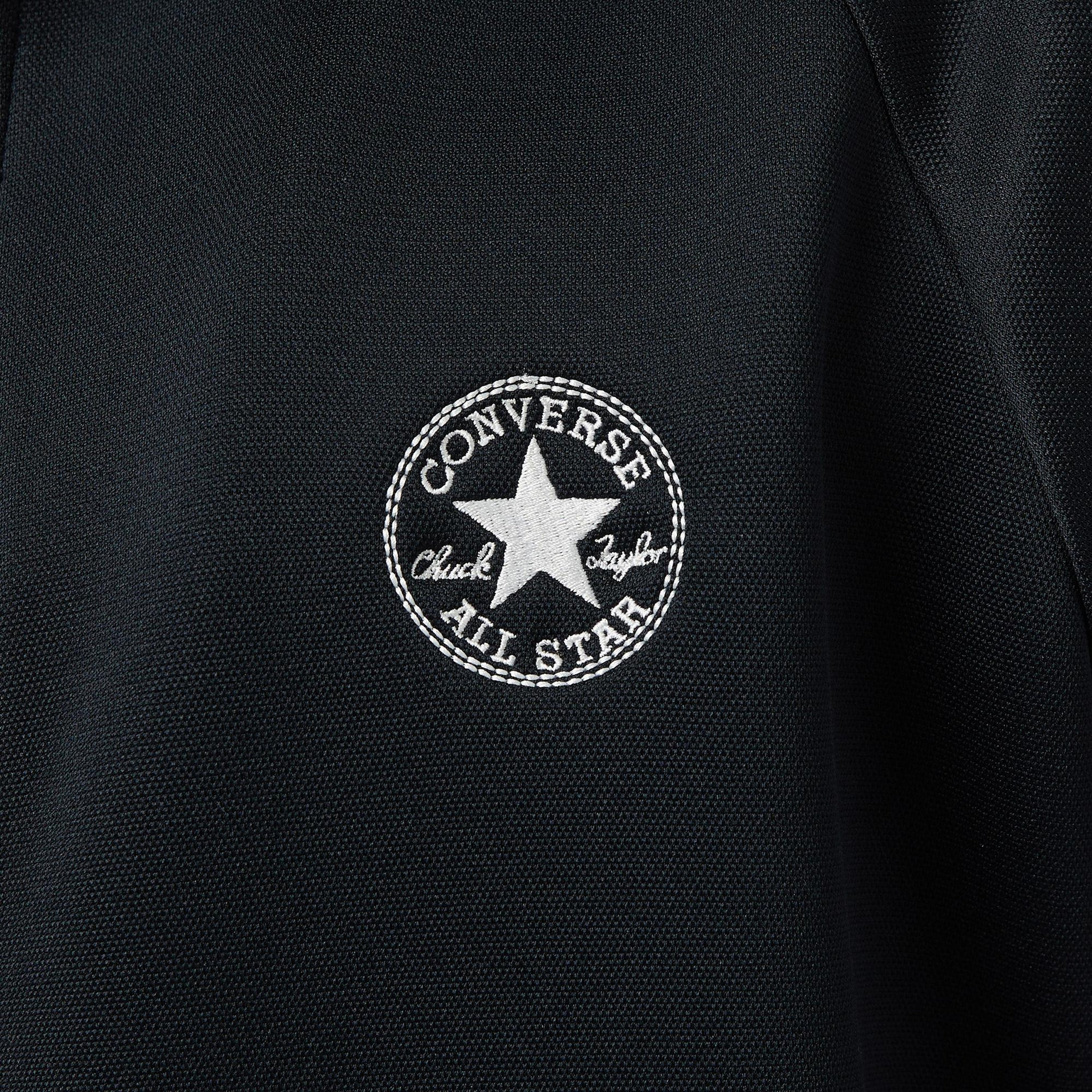 Converse Erkek Siyah Fermuarlı Sweatshirt