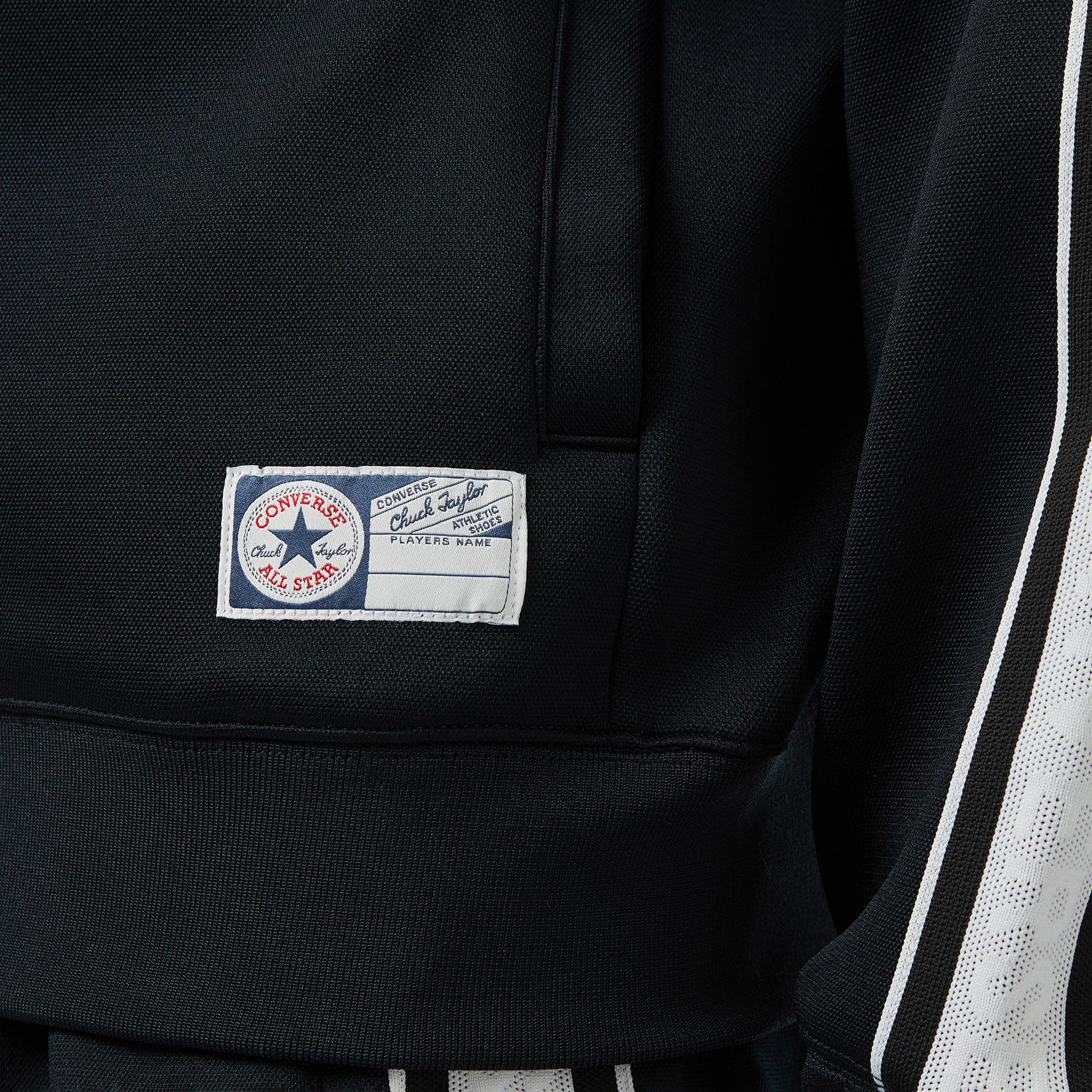 Converse Erkek Siyah Fermuarlı Sweatshirt